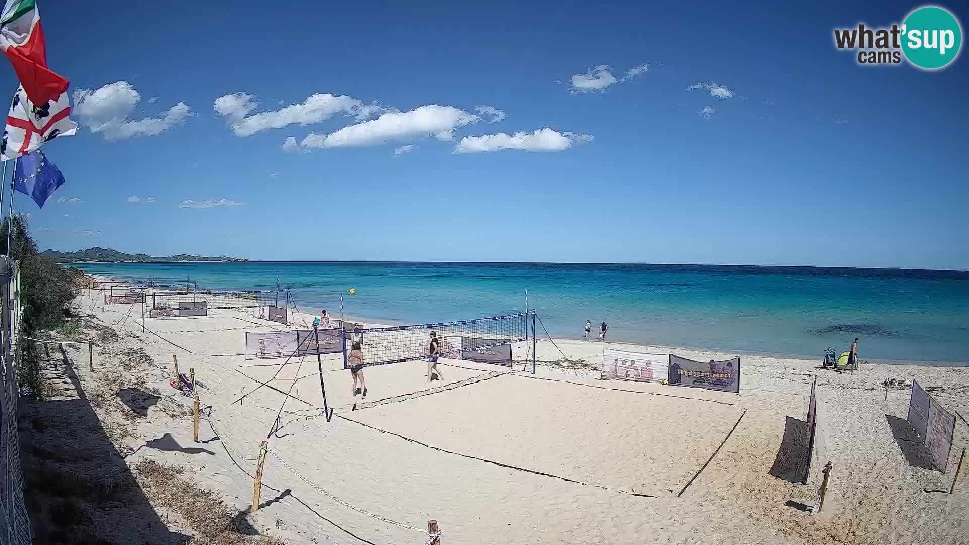 Webcam Piscina Rei – Vista en directo desde Costa Rei, Muravera