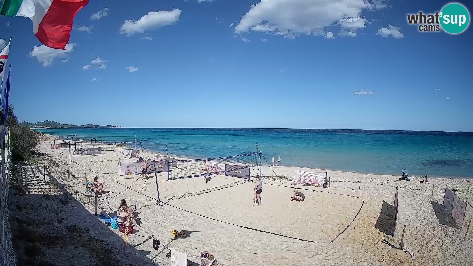 Spletna kamera Piscina Rei – Pogled v živo iz Costa Rei, Muravera