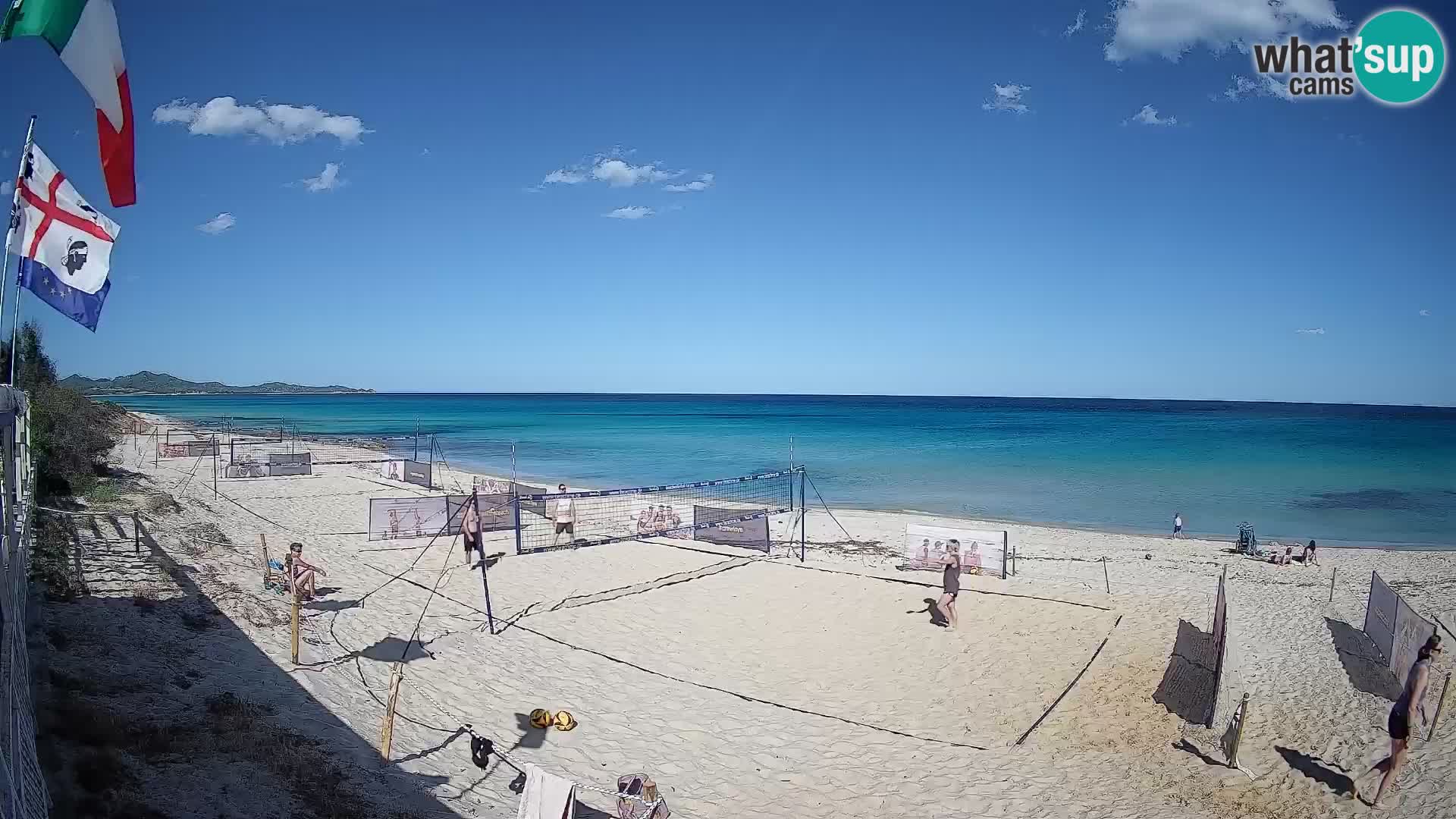 Spletna kamera Piscina Rei – Pogled v živo iz Costa Rei, Muravera