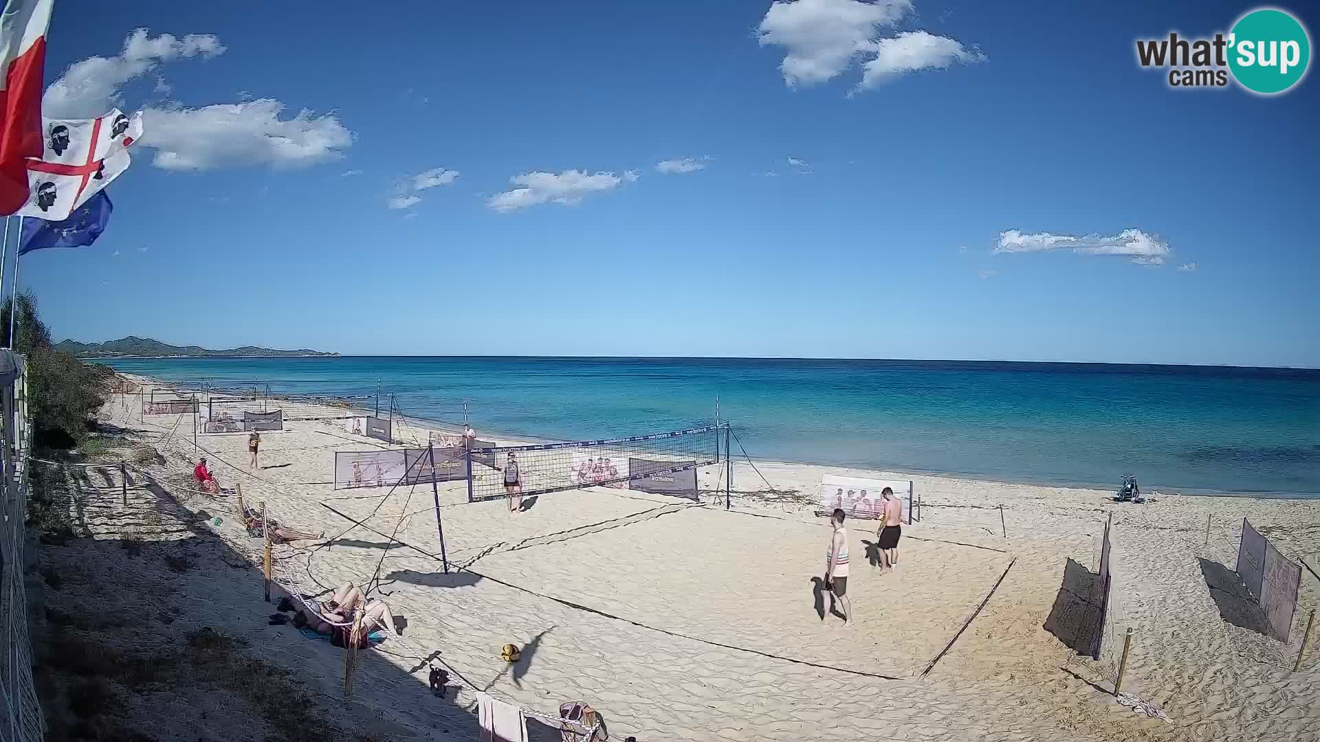 Webcam Piscina Rei – Vista live da Costa Rei, Muravera