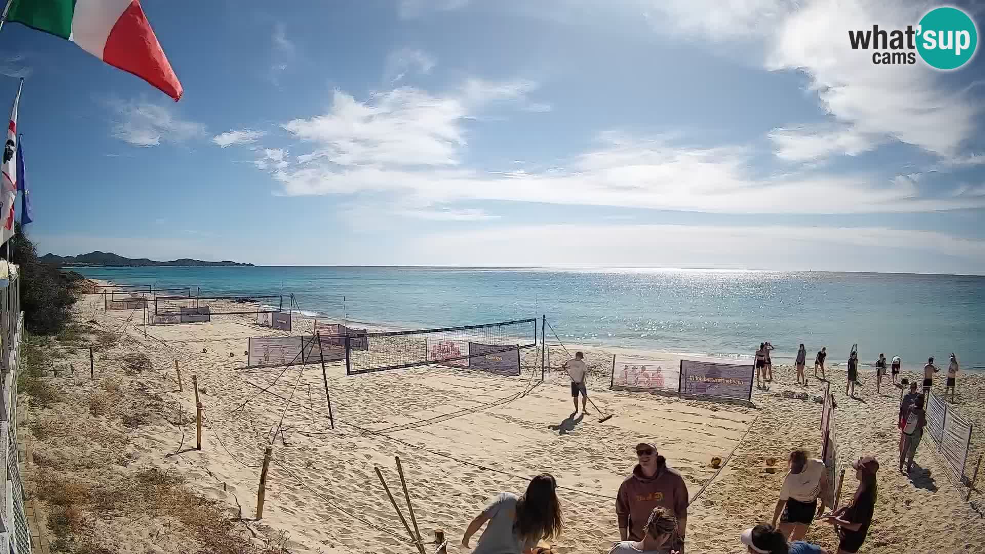 Web kamera Piscina Rei – Pogled uživo iz Costa Rei, Muravera