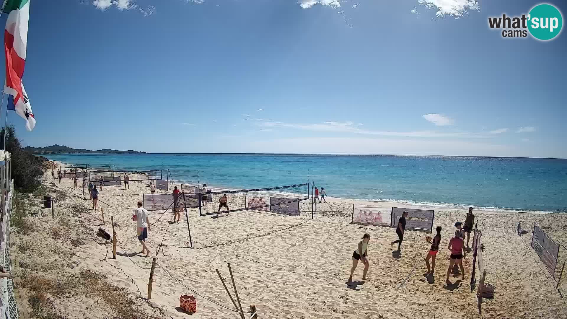 Web kamera Piscina Rei – Pogled uživo iz Costa Rei, Muravera