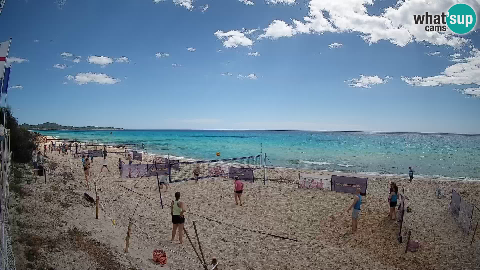 Webcam Piscina Rei – Vista live da Costa Rei, Muravera