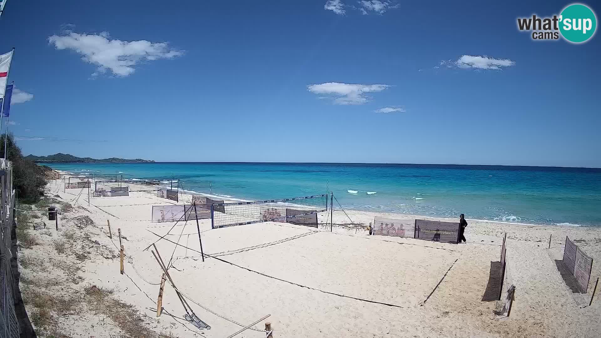 Webcam Piscina Rei – Vista live da Costa Rei, Muravera
