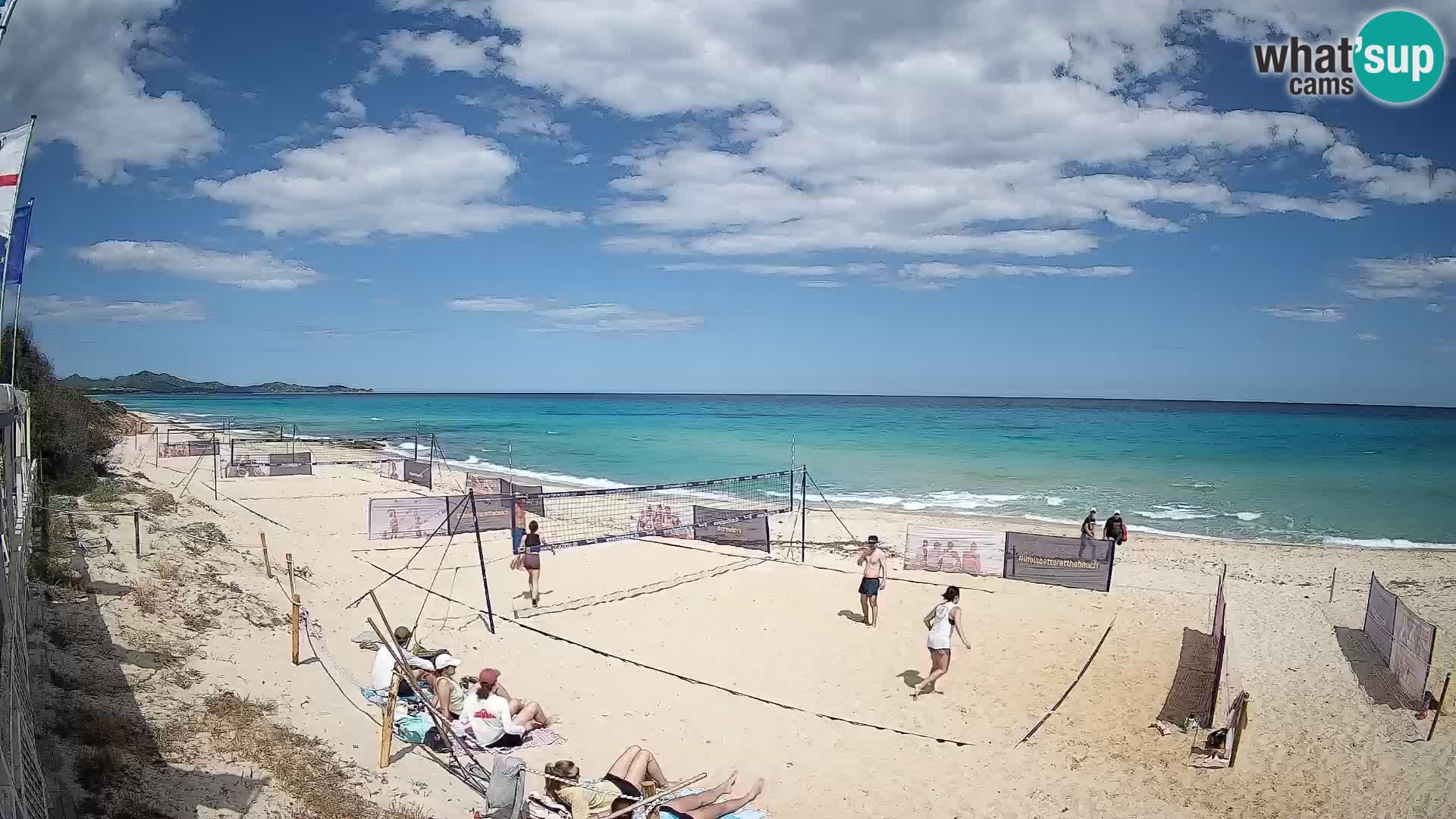 Spletna kamera Piscina Rei – Pogled v živo iz Costa Rei, Muravera