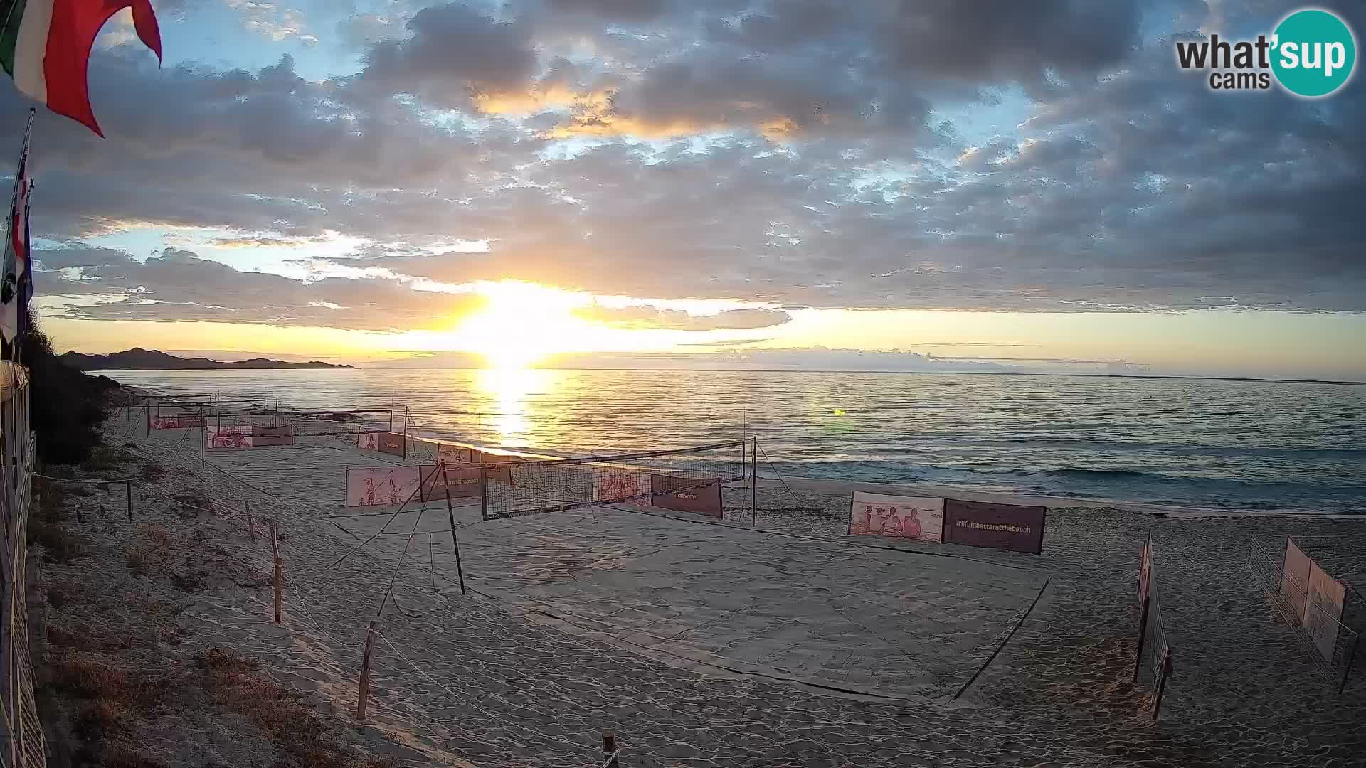 Webcam Piscina Rei – Vista live da Costa Rei, Muravera