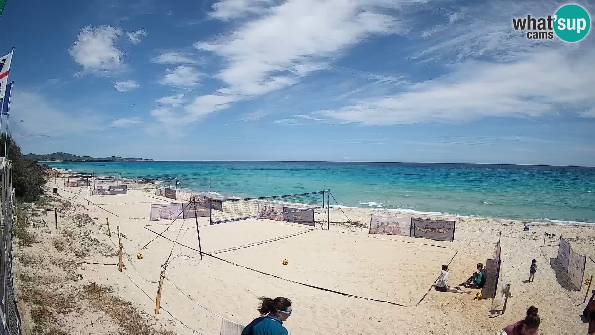 Webcam Piscina Rei – Vista en directo desde Costa Rei, Muravera