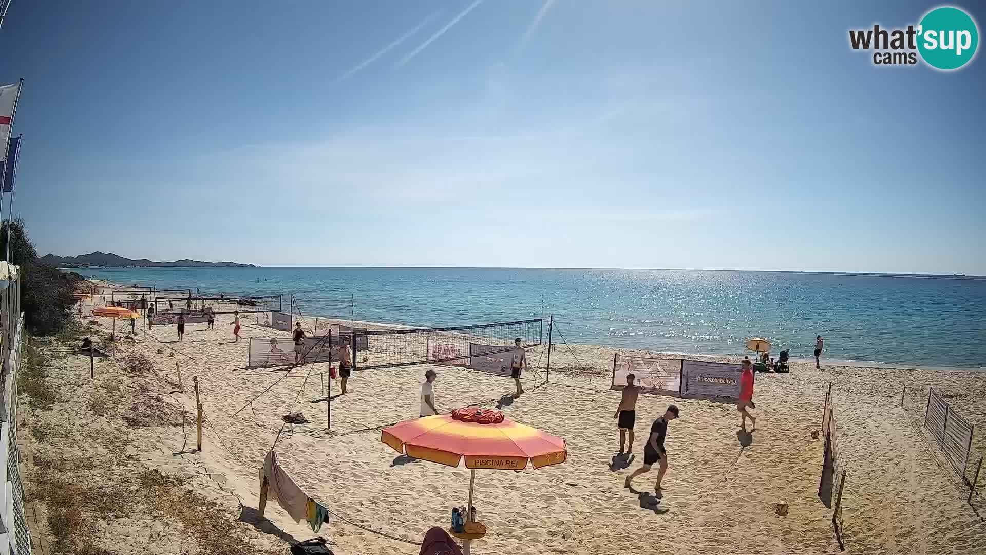 Webcam Piscina Rei – Vista en directo desde Costa Rei, Muravera