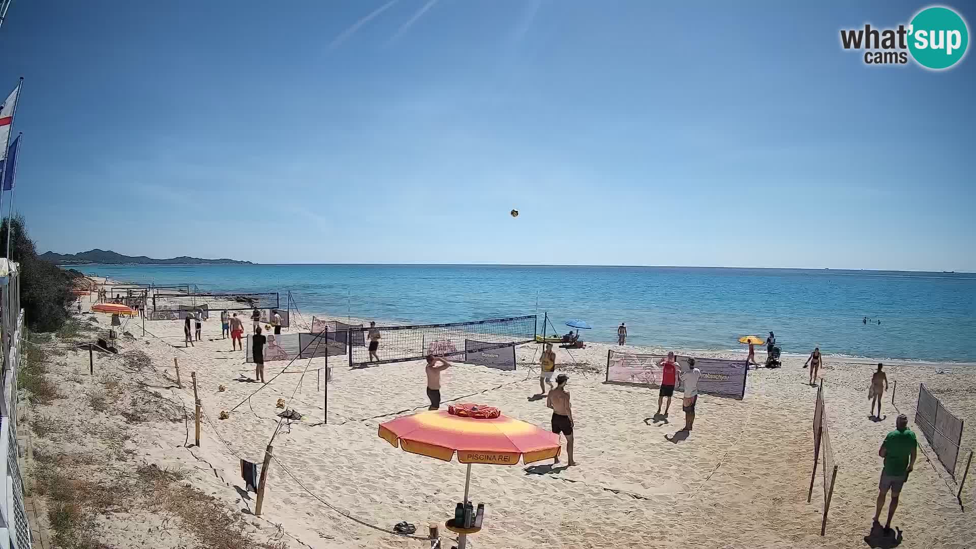 Webcam Piscina Rei – Vista en directo desde Costa Rei, Muravera