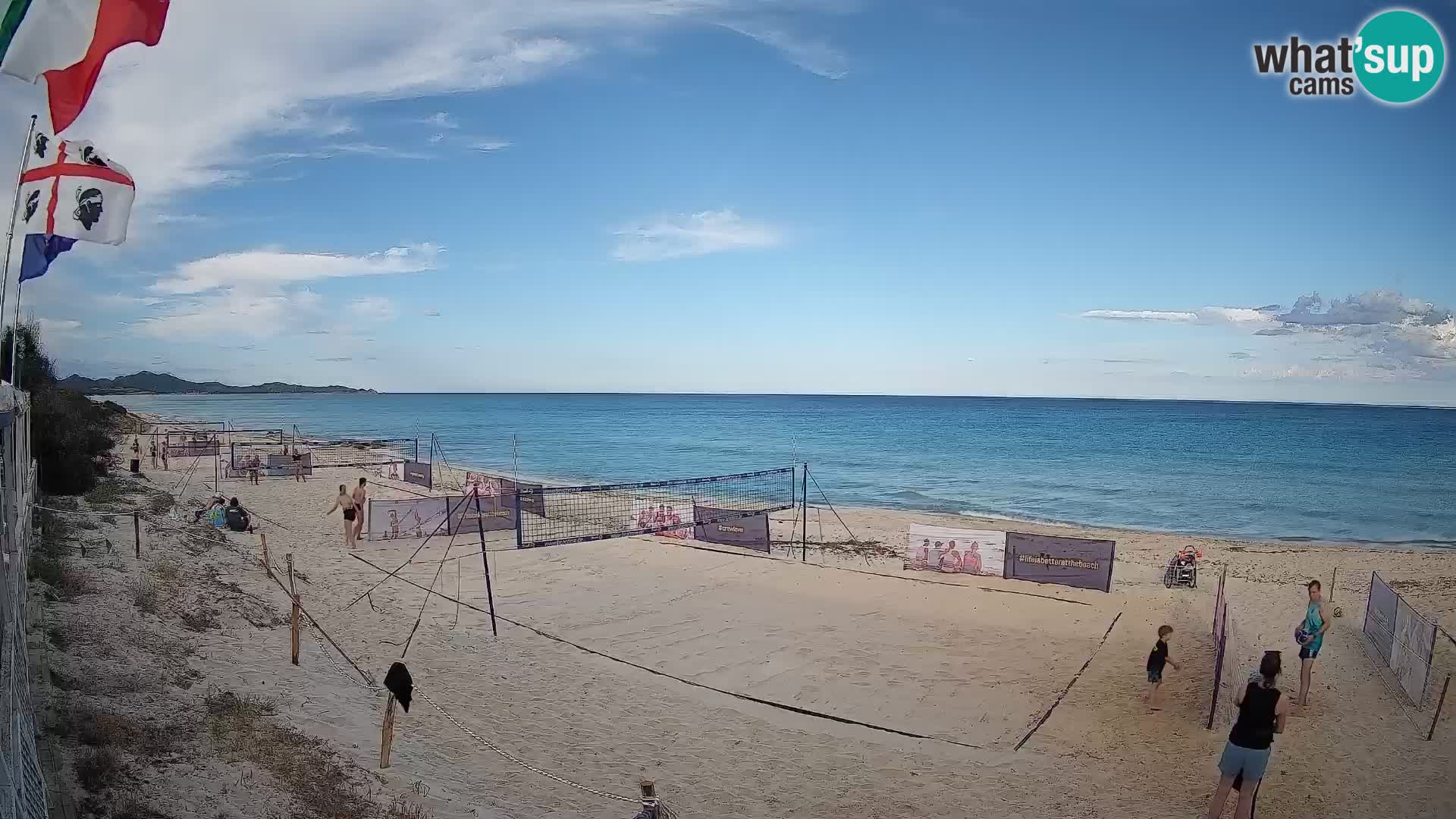 Webcam Piscina Rei – Vista live da Costa Rei, Muravera