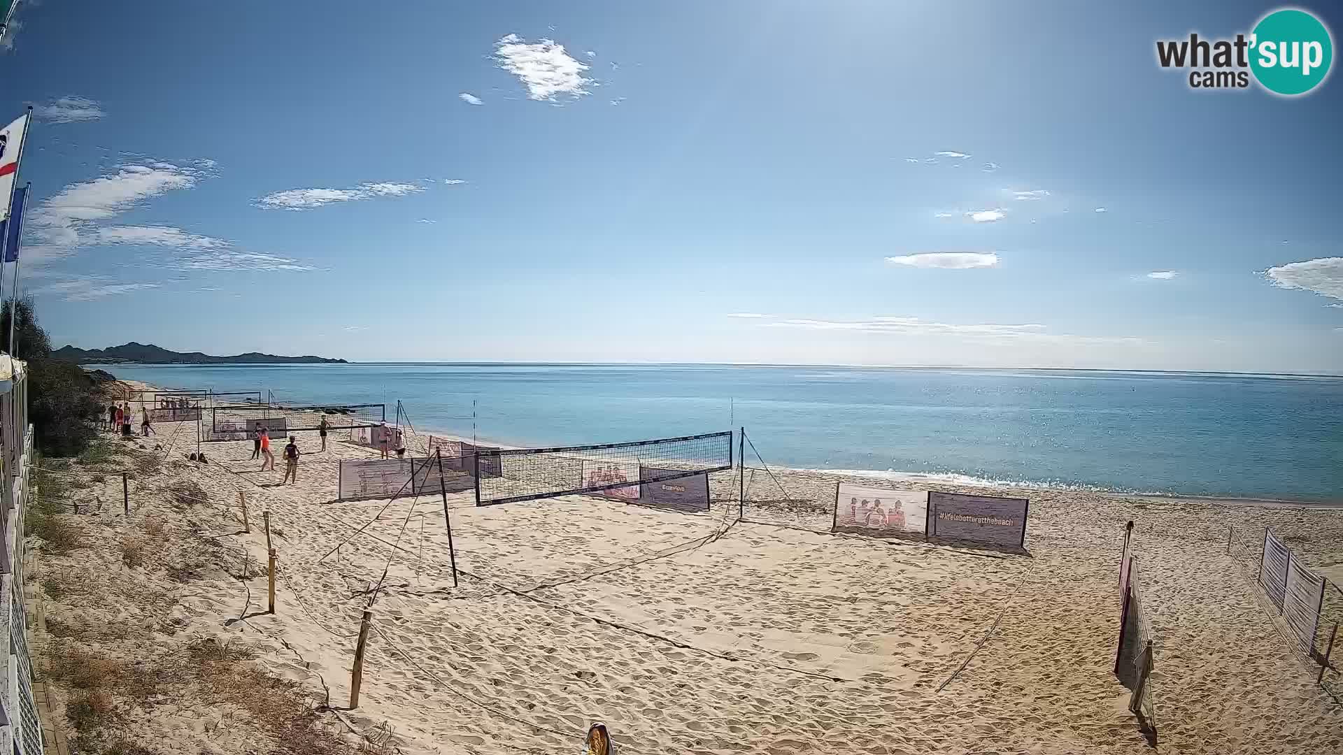 Webcam Piscina Rei – Vista en directo desde Costa Rei, Muravera