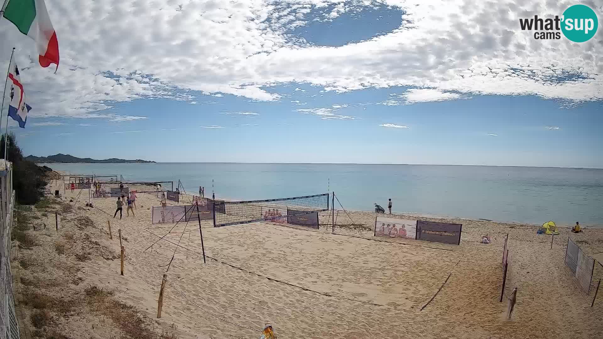 Webcam Piscina Rei – Vue en direct depuis Costa Rei, Muravera