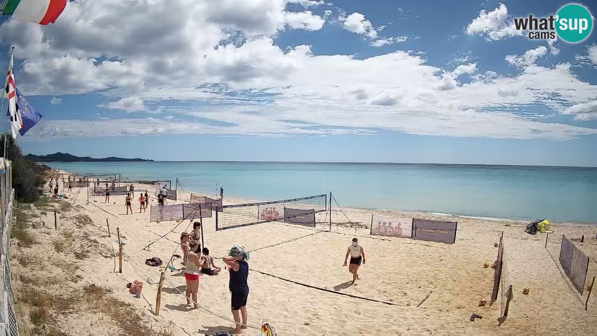 Webcam Piscina Rei – Vista en directo desde Costa Rei, Muravera
