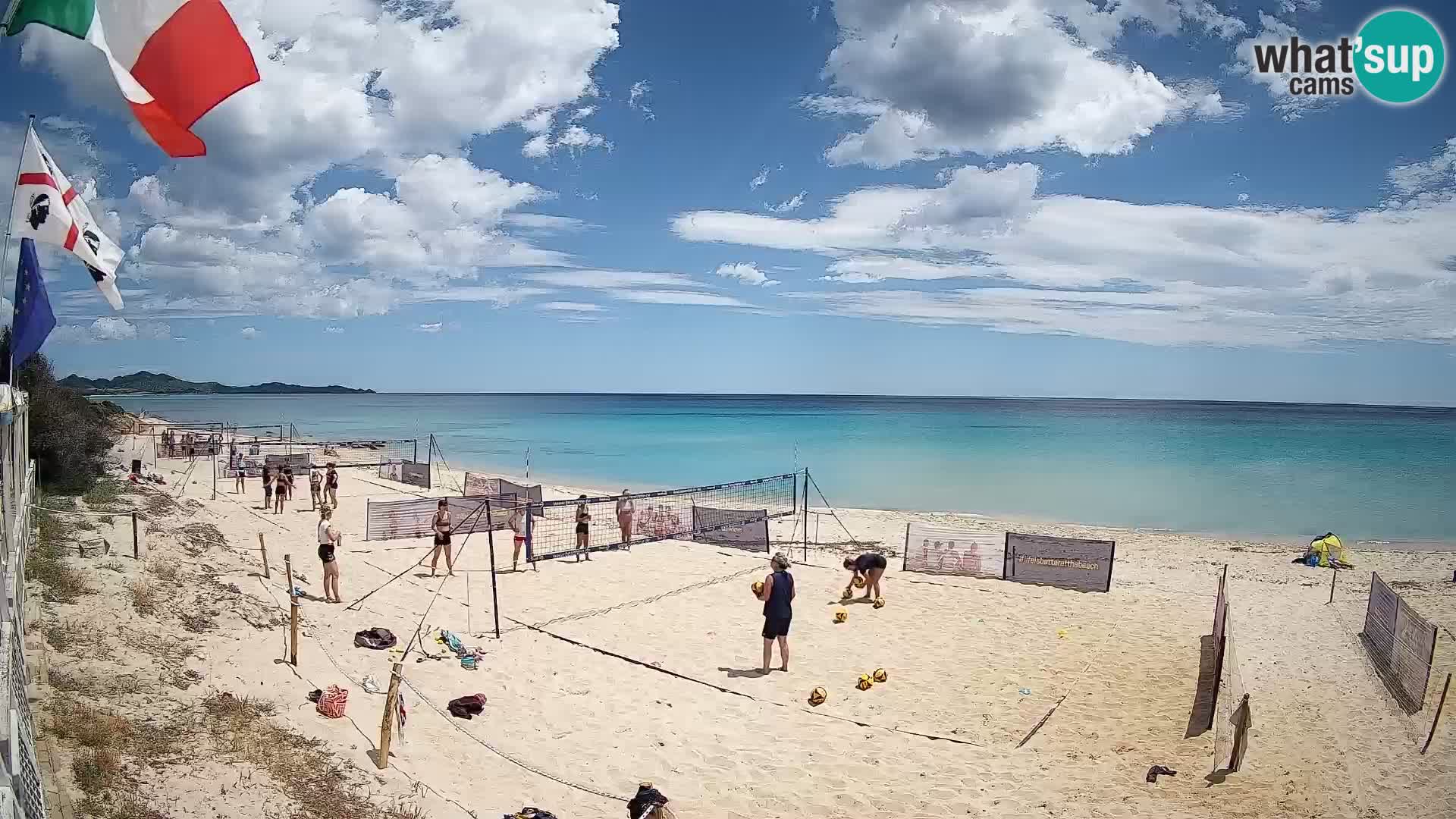 Spletna kamera Piscina Rei – Pogled v živo iz Costa Rei, Muravera