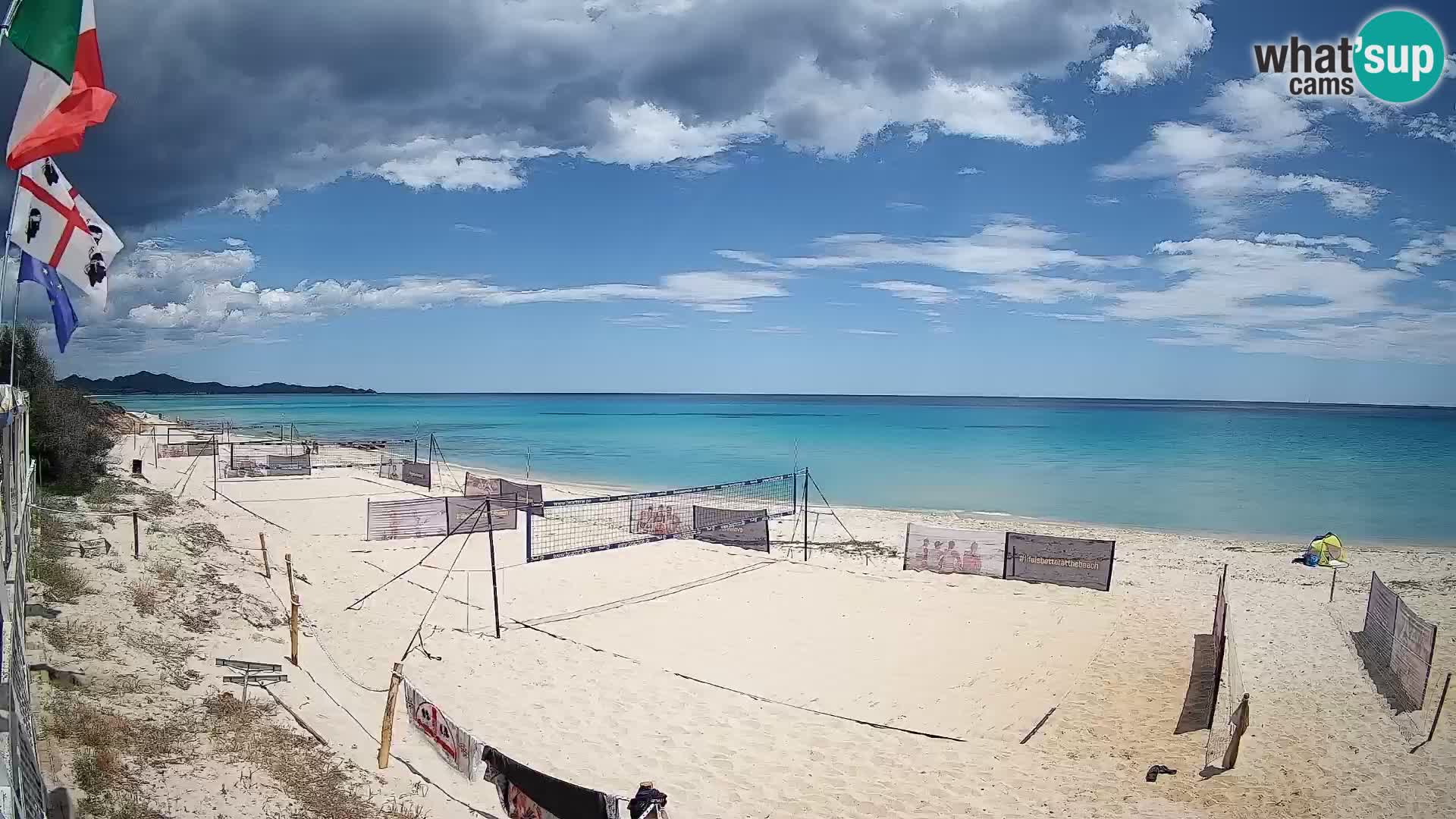 Web kamera Piscina Rei – Pogled uživo iz Costa Rei, Muravera