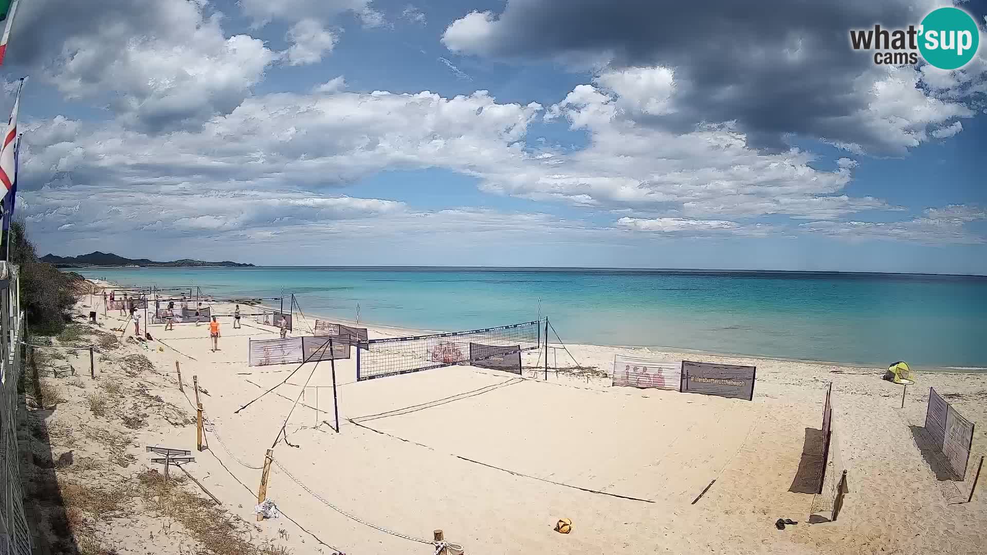 Webcam Piscina Rei – Vista en directo desde Costa Rei, Muravera