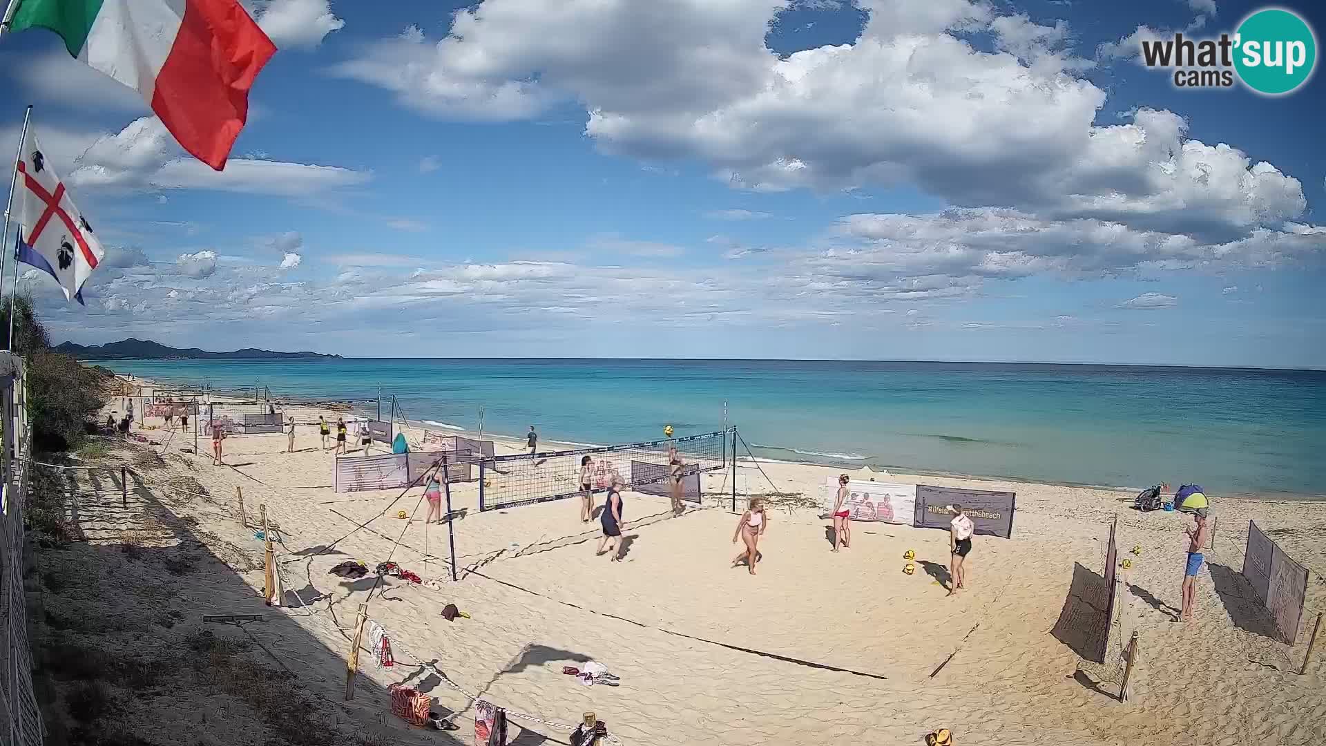 Webcam Piscina Rei – Vue en direct depuis Costa Rei, Muravera