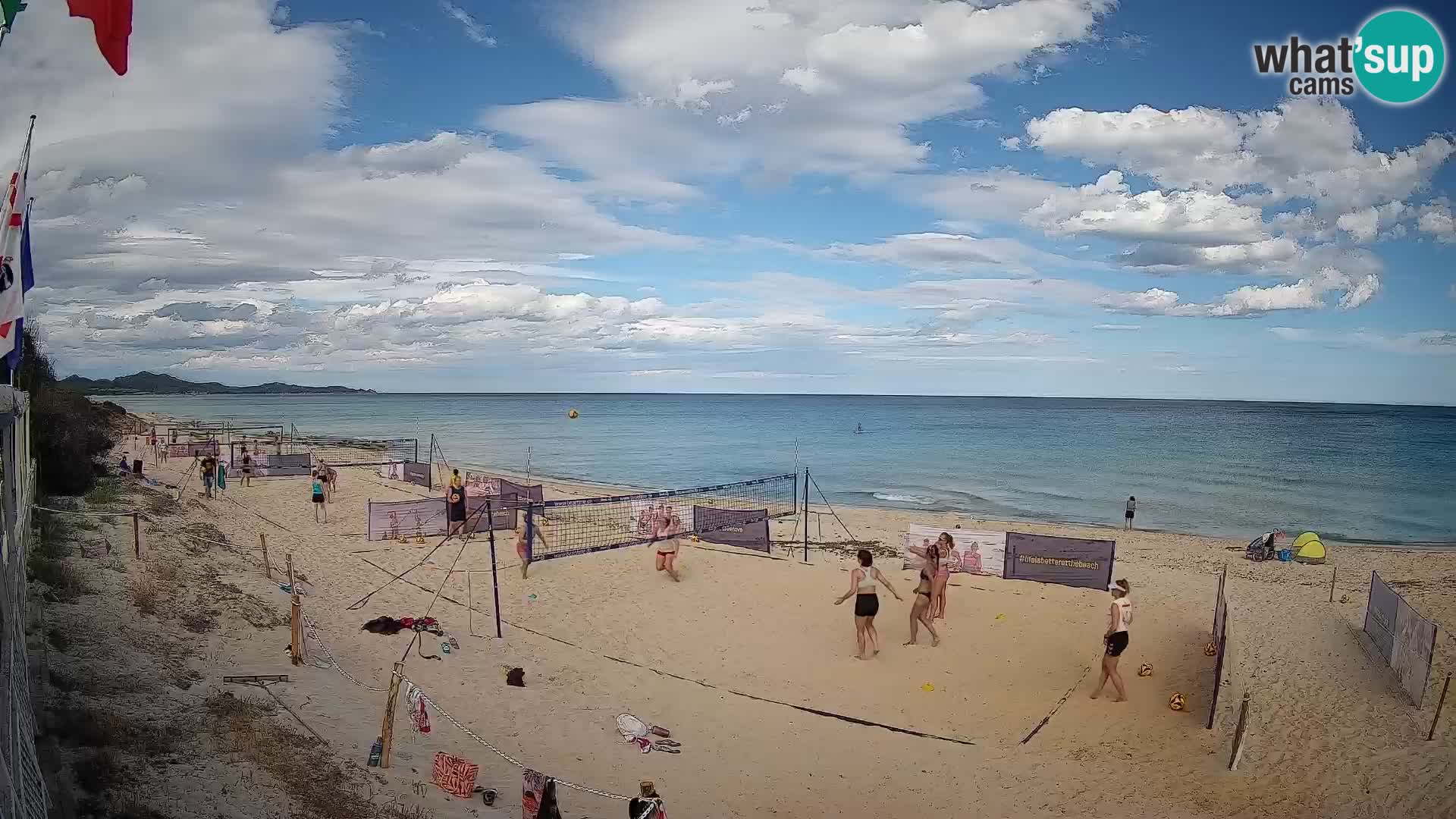 Webcam Piscina Rei – Vista en directo desde Costa Rei, Muravera