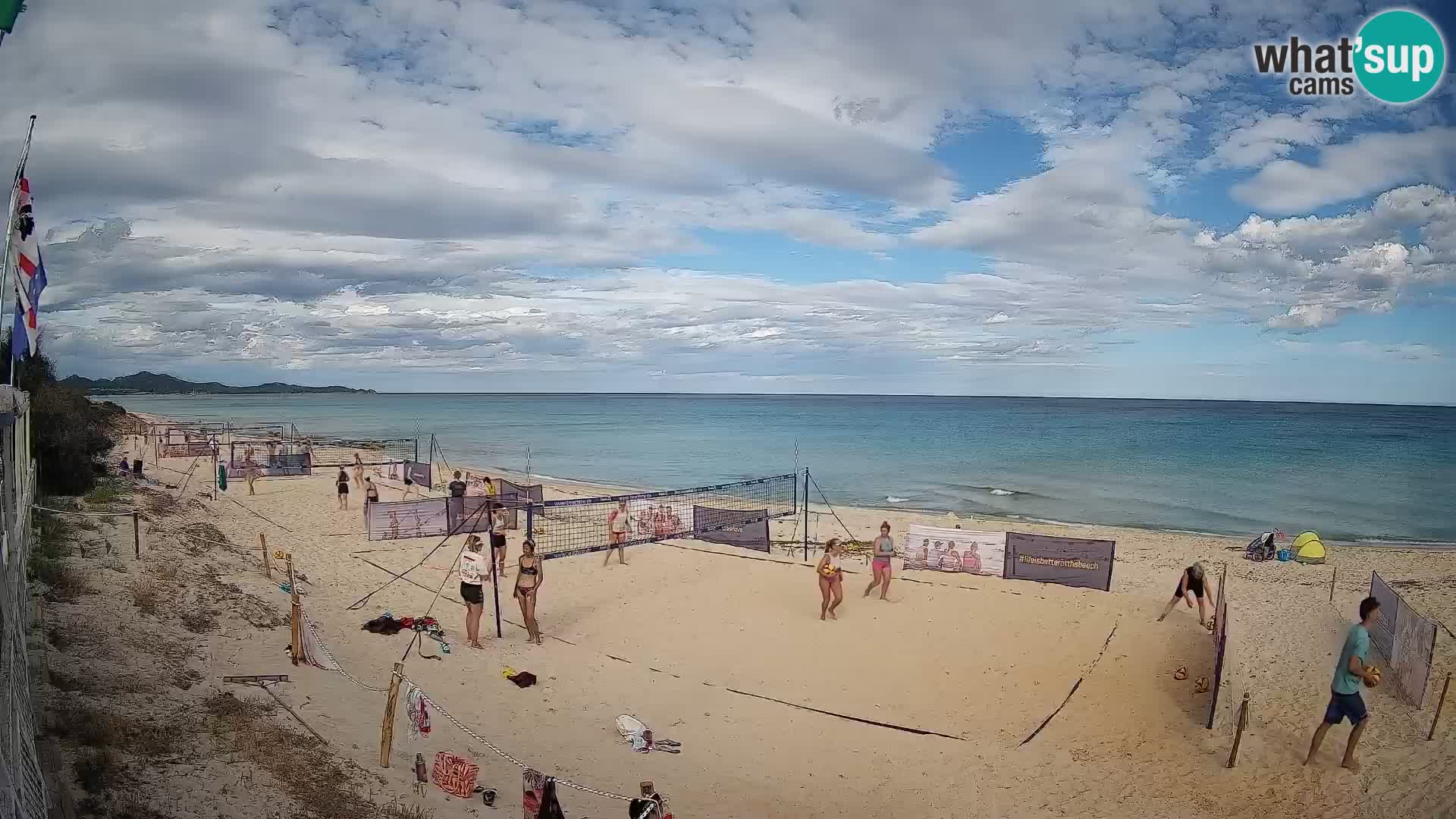 Webcam Piscina Rei – Vista live da Costa Rei, Muravera