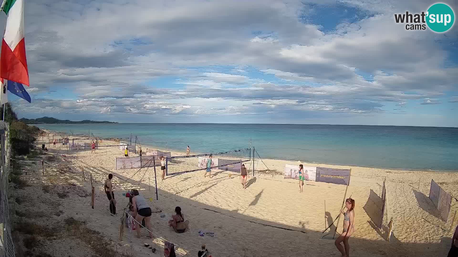 Webcam Piscina Rei – Vista en directo desde Costa Rei, Muravera