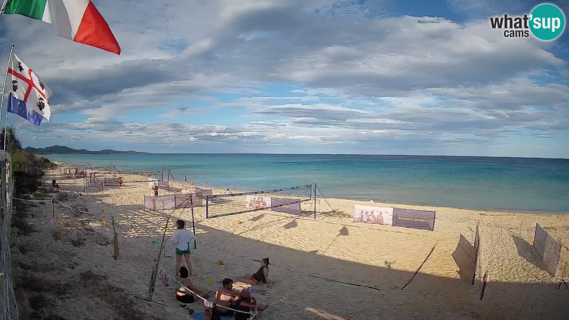 Webcam Piscina Rei – Vista live da Costa Rei, Muravera