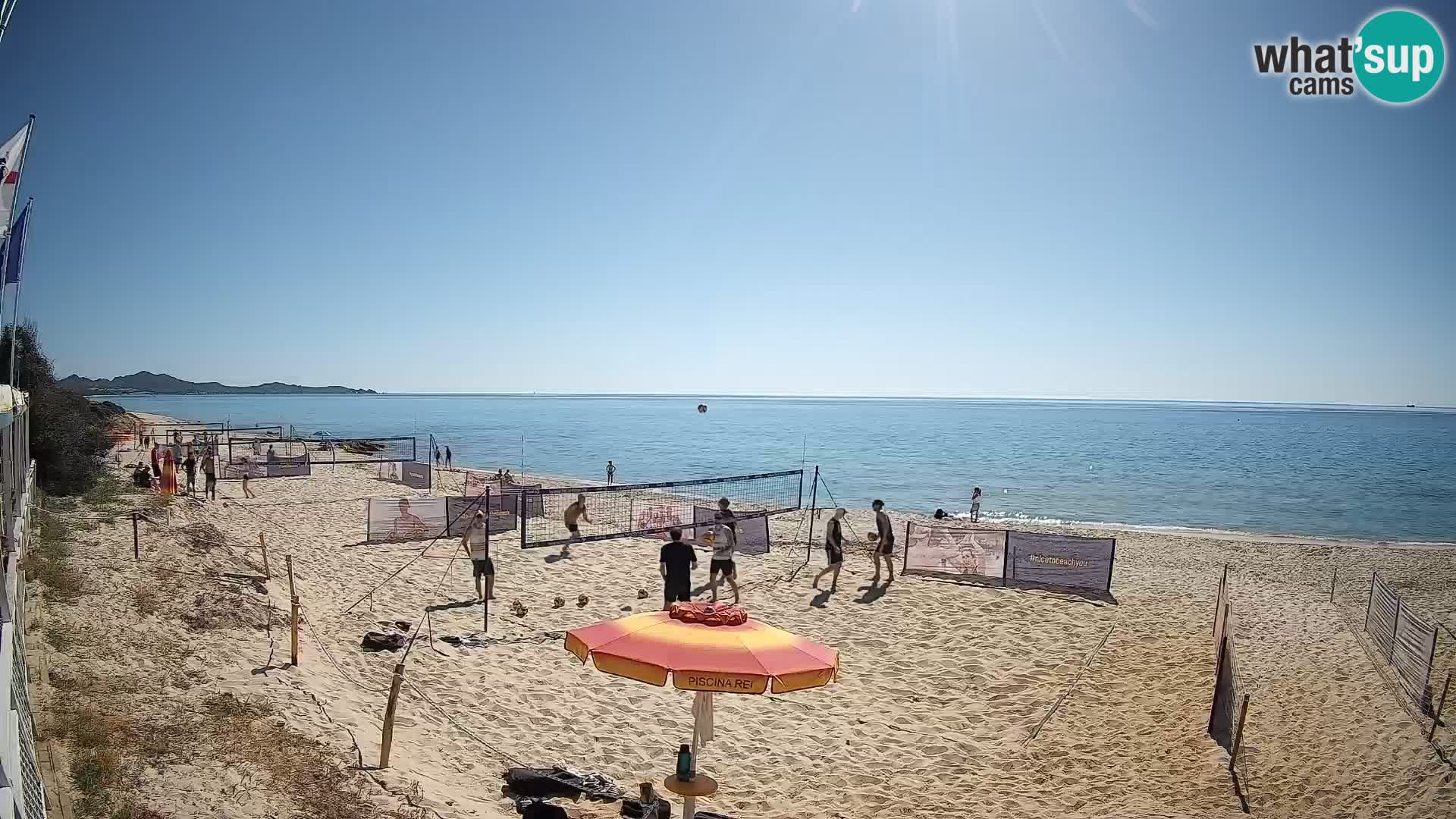 Webcam Piscina Rei – Vista en directo desde Costa Rei, Muravera