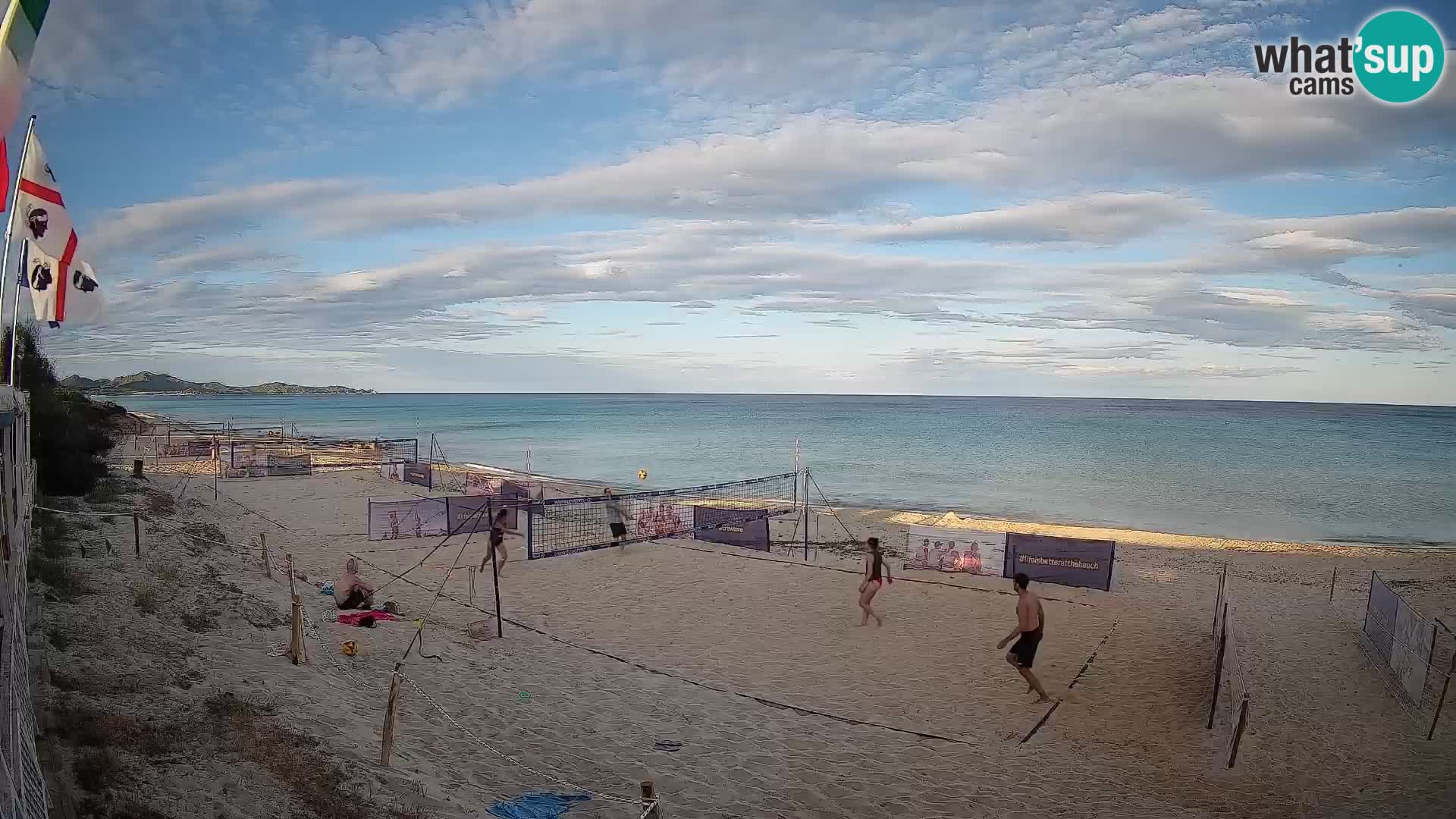 Webcam Piscina Rei – Vista live da Costa Rei, Muravera