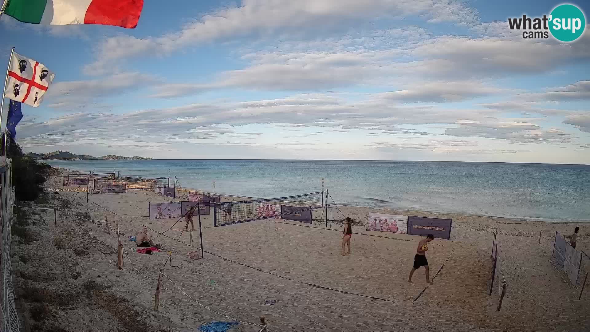 Webcam Piscina Rei – Vista live da Costa Rei, Muravera
