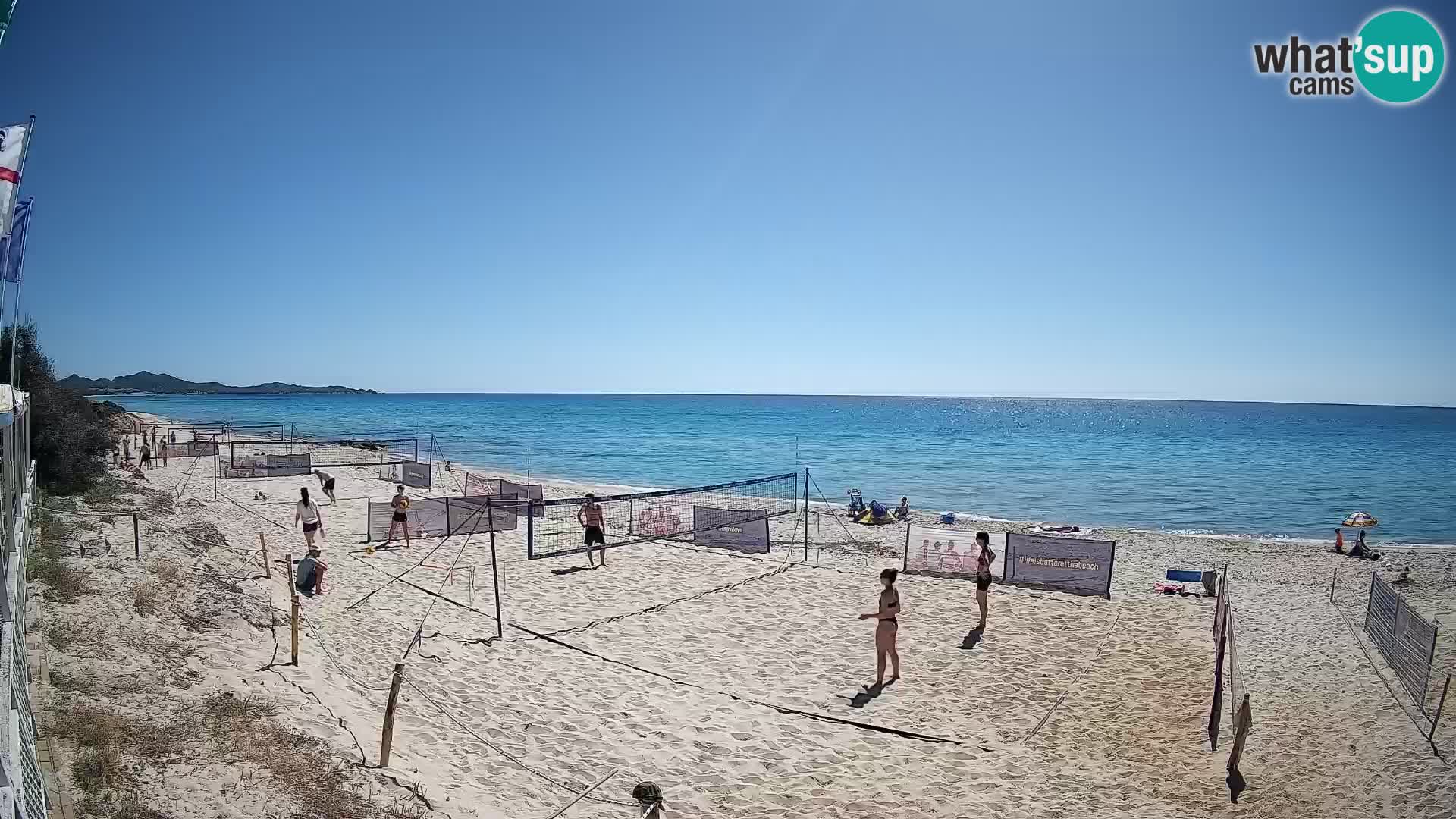 Webcam Piscina Rei – Vista en directo desde Costa Rei, Muravera