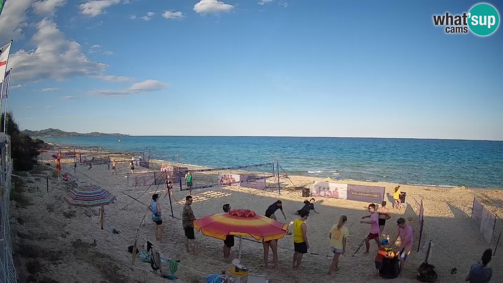 Webcam Piscina Rei – Vista live da Costa Rei, Muravera