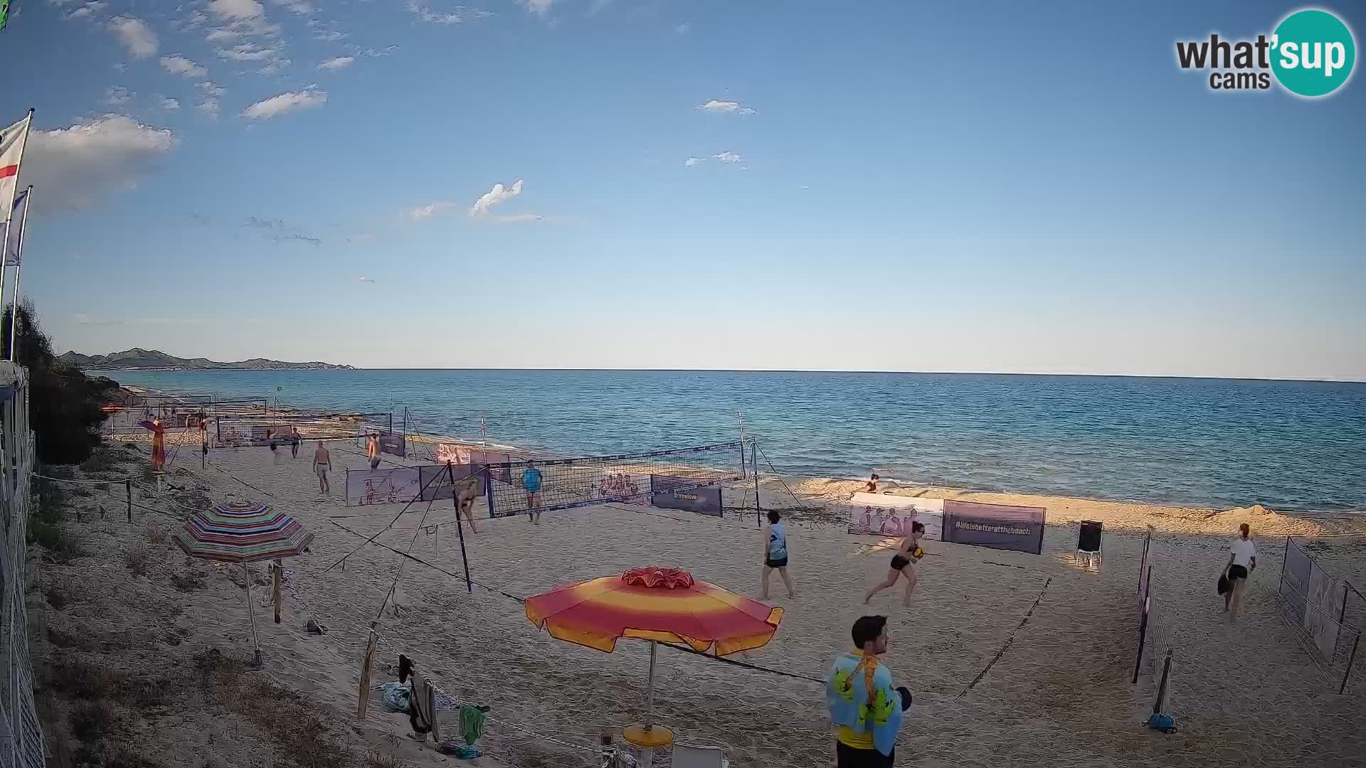 Webcam Piscina Rei – Vista en directo desde Costa Rei, Muravera