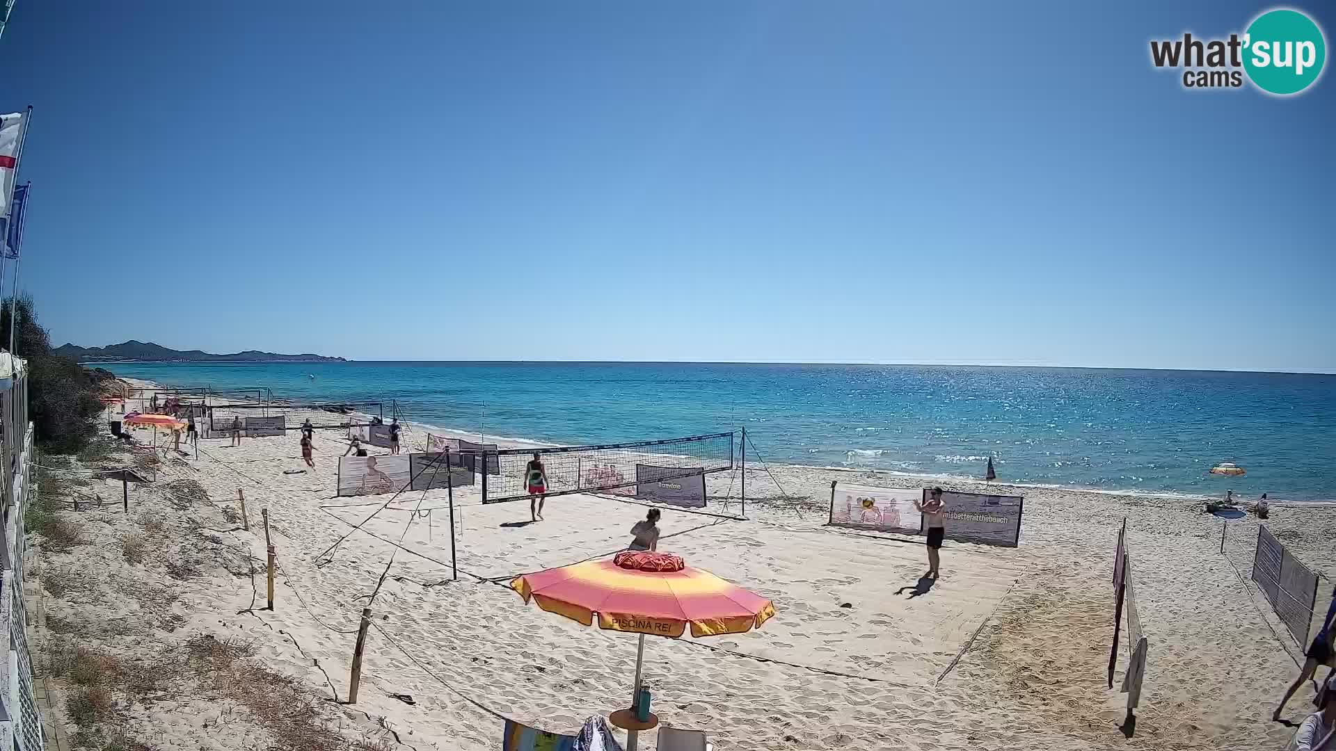 Webcam Piscina Rei – Vista live da Costa Rei, Muravera