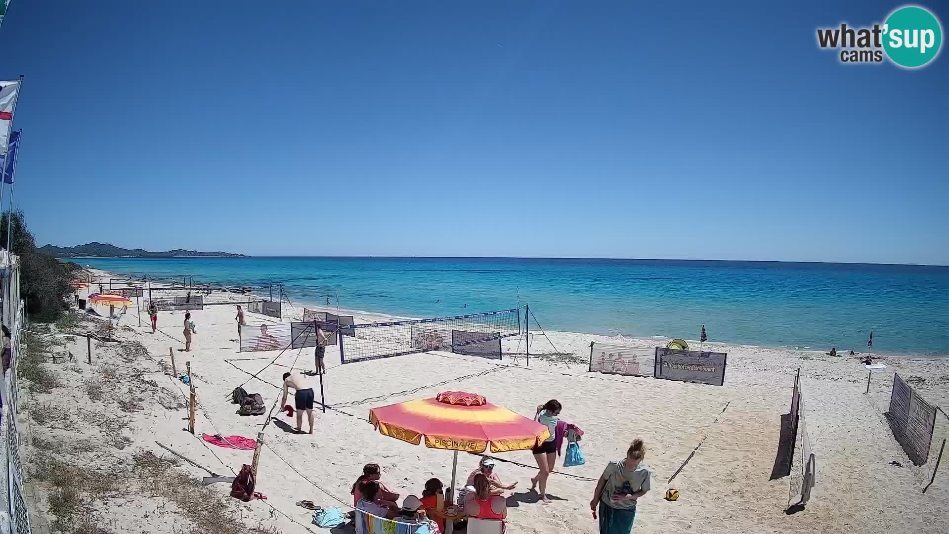 Webcam Piscina Rei – Vue en direct depuis Costa Rei, Muravera