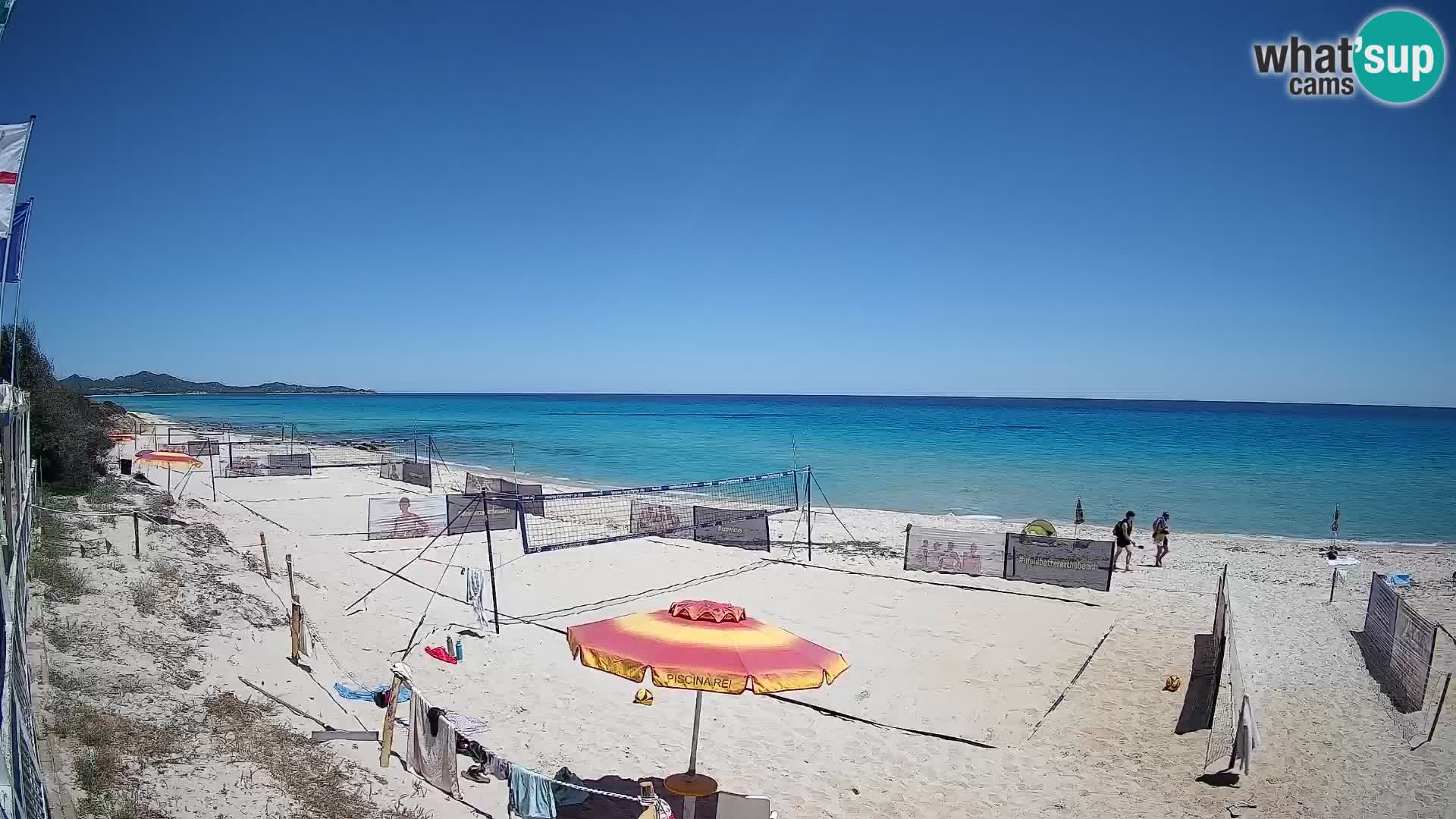 Web kamera Piscina Rei – Pogled uživo iz Costa Rei, Muravera