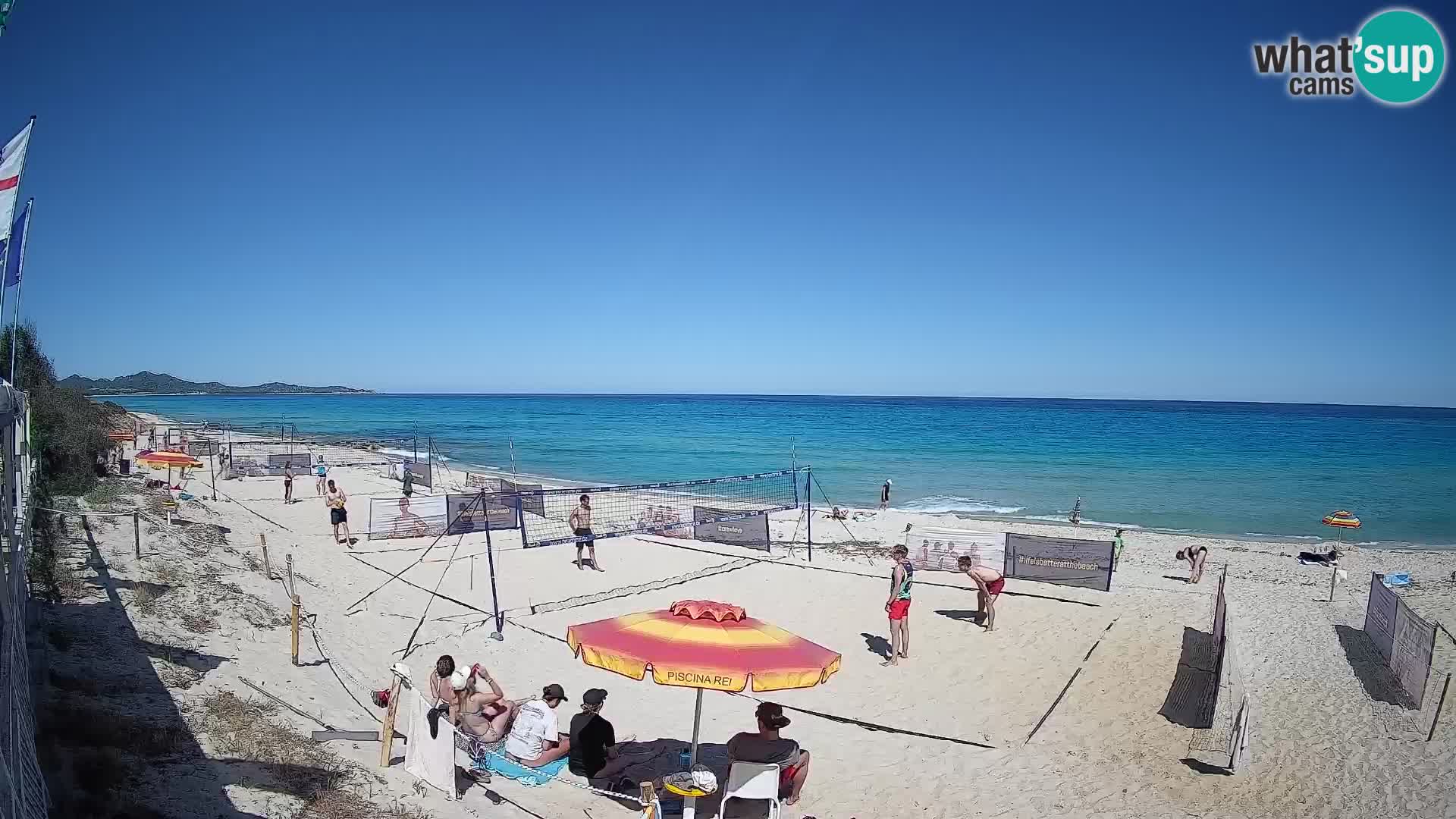 Web kamera Piscina Rei – Pogled uživo iz Costa Rei, Muravera