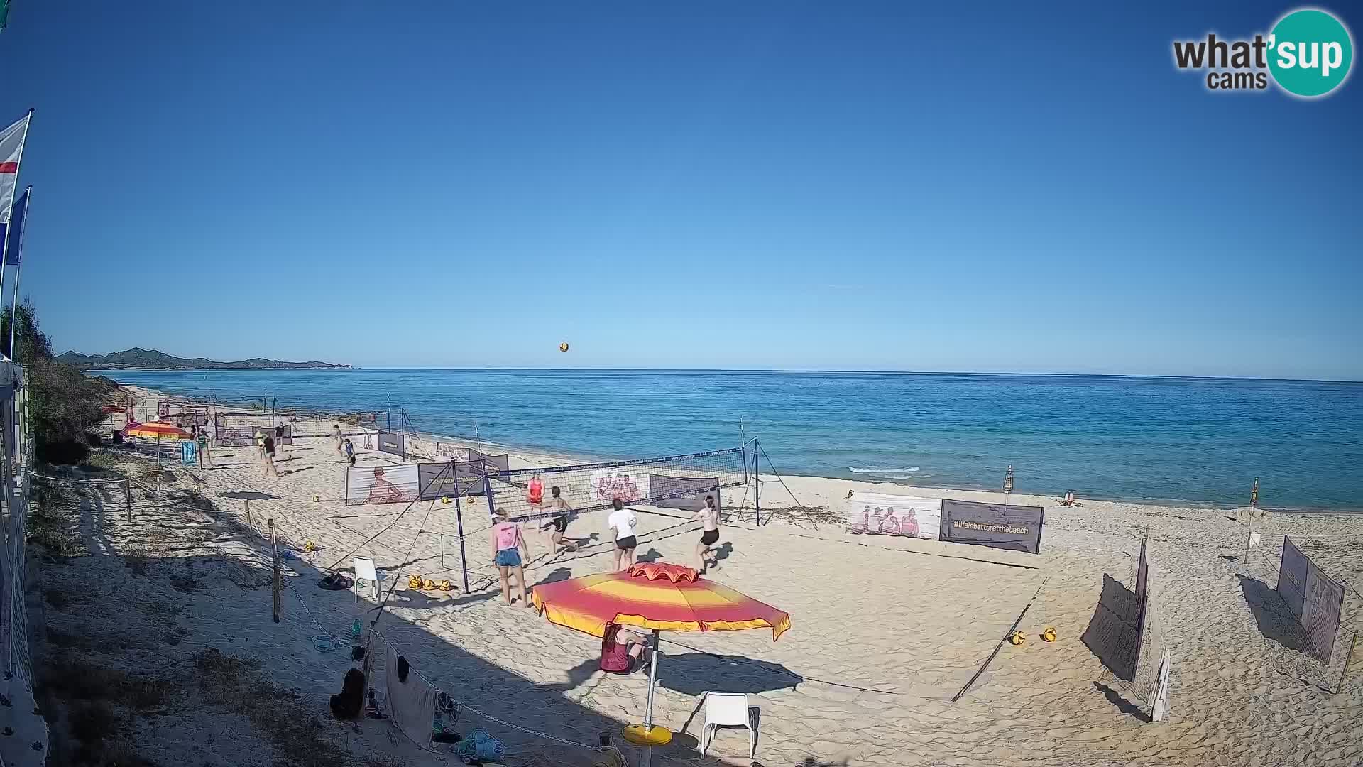Web kamera Piscina Rei – Pogled uživo iz Costa Rei, Muravera