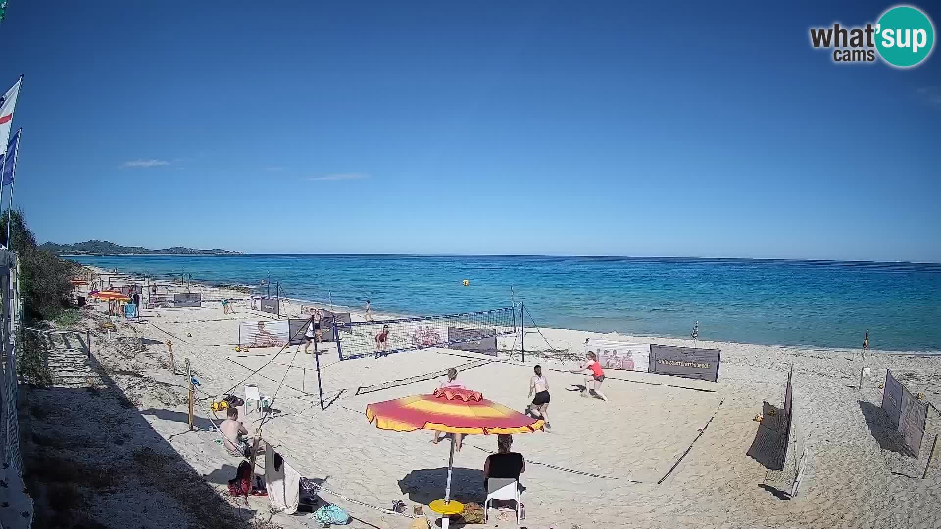 Spletna kamera Piscina Rei – Pogled v živo iz Costa Rei, Muravera