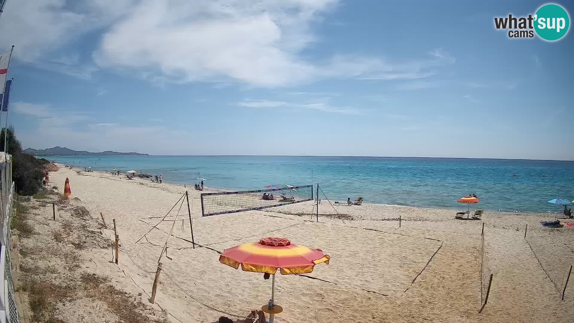 Webcam Piscina Rei – Vista en directo desde Costa Rei, Muravera