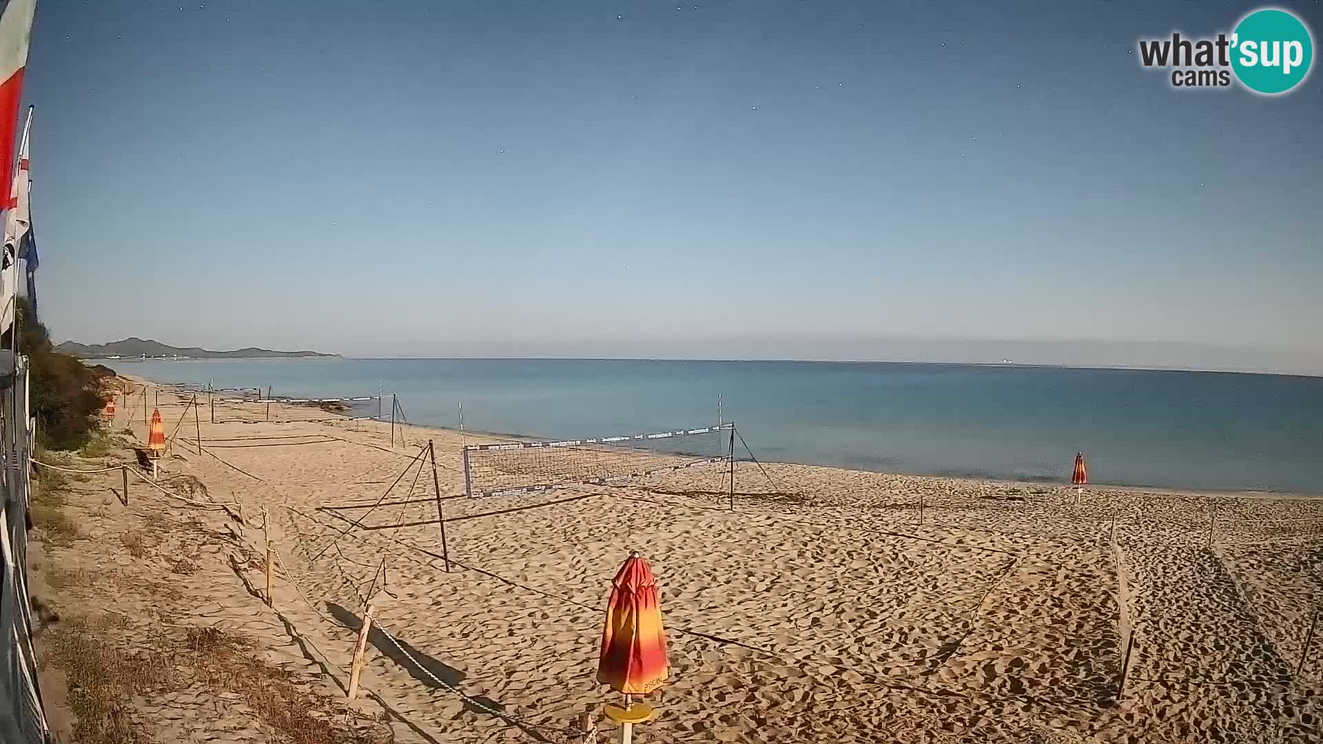 Webcam Piscina Rei – Vista live da Costa Rei, Muravera