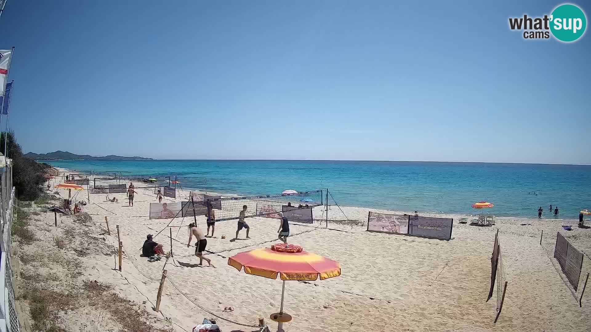 Spletna kamera Piscina Rei – Pogled v živo iz Costa Rei, Muravera