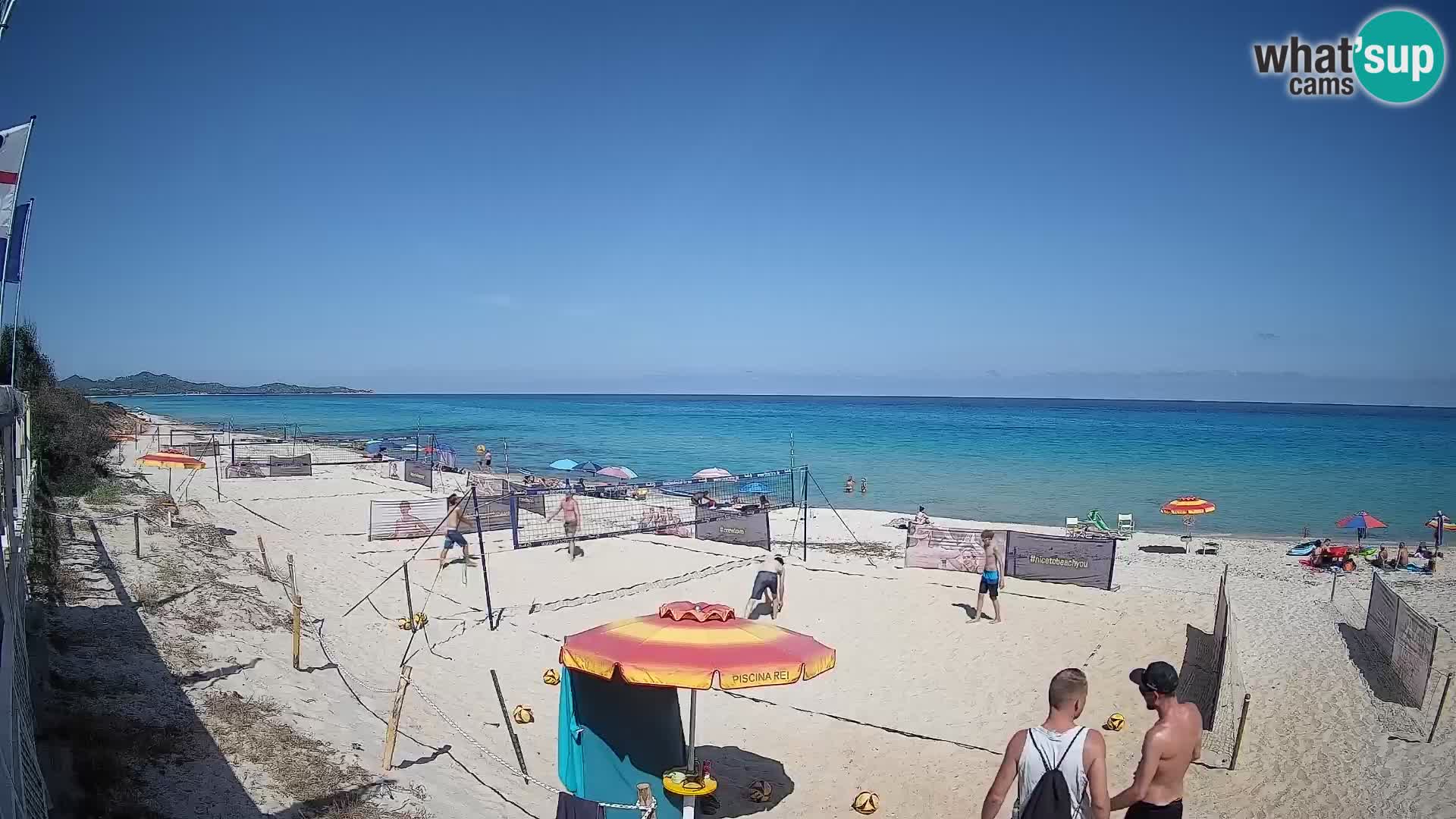 Webcam Piscina Rei – Vista live da Costa Rei, Muravera