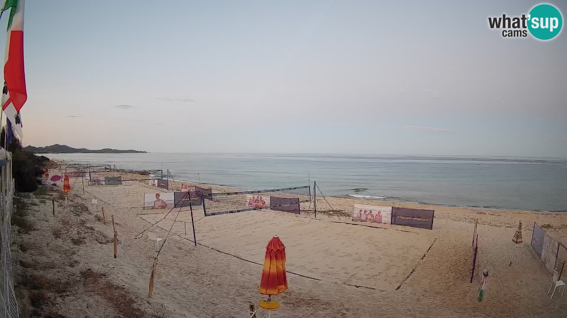 Webcam Piscina Rei – Vista en directo desde Costa Rei, Muravera