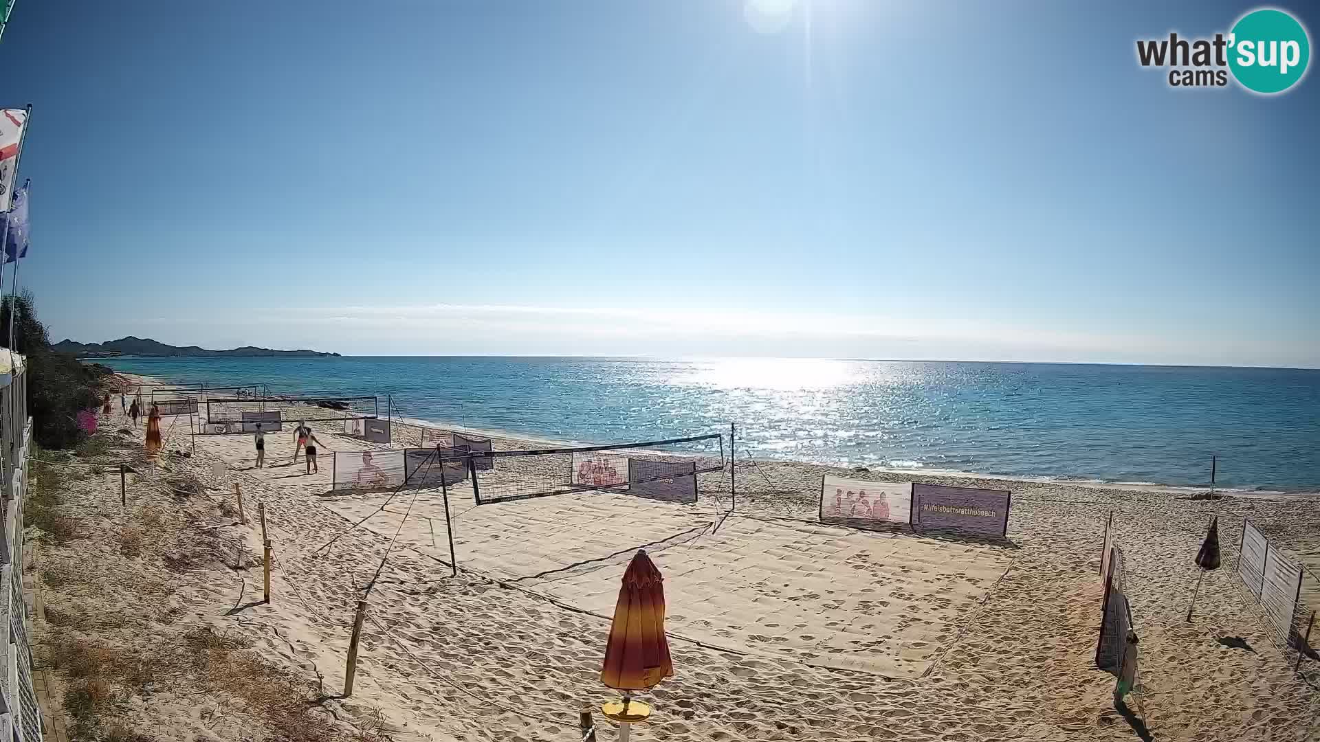 Webcam Piscina Rei – Vista live da Costa Rei, Muravera