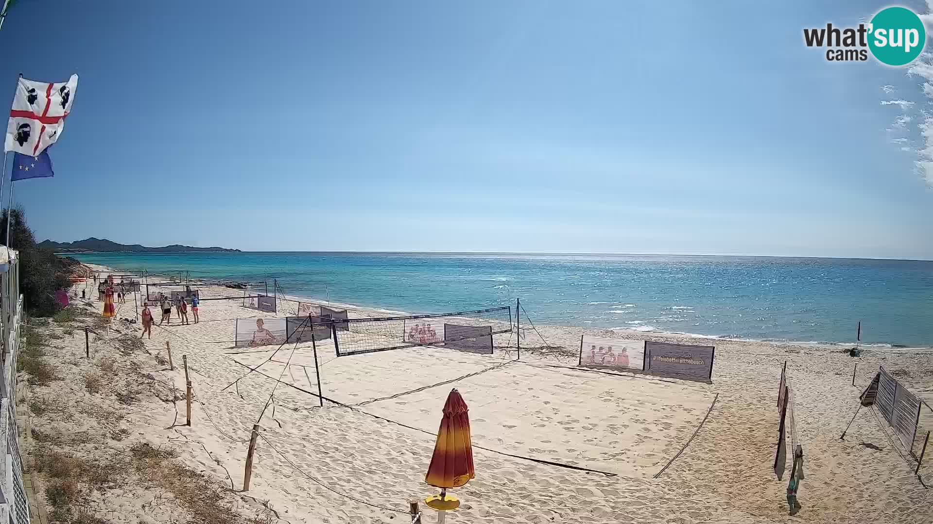 Spletna kamera Piscina Rei – Pogled v živo iz Costa Rei, Muravera