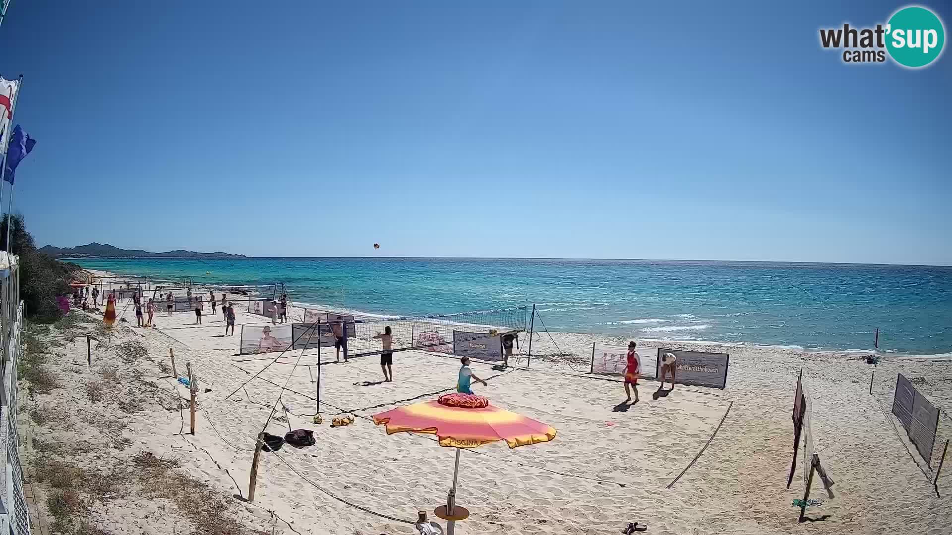 Web kamera Piscina Rei – Pogled uživo iz Costa Rei, Muravera