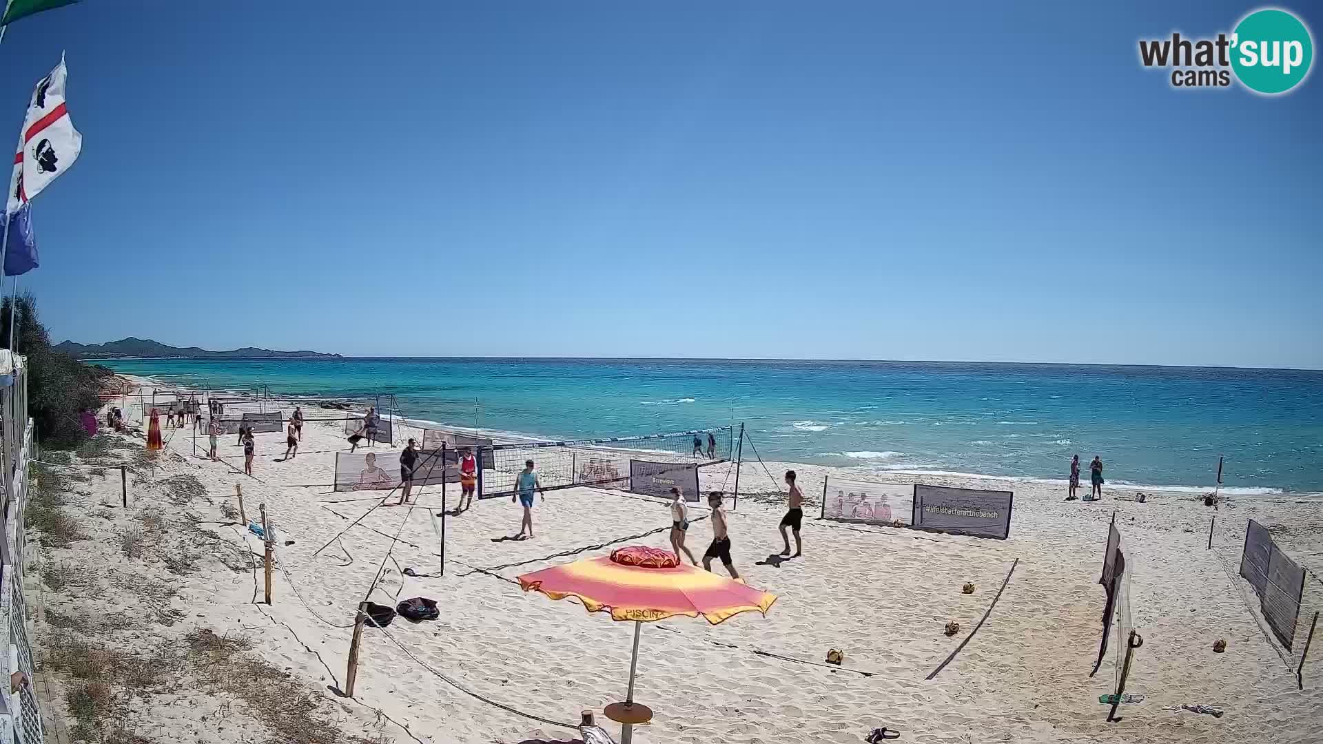 Spletna kamera Piscina Rei – Pogled v živo iz Costa Rei, Muravera