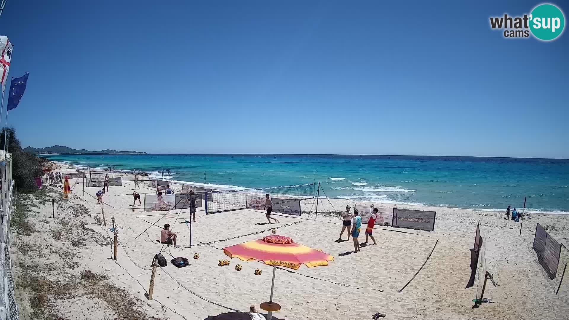 Spletna kamera Piscina Rei – Pogled v živo iz Costa Rei, Muravera