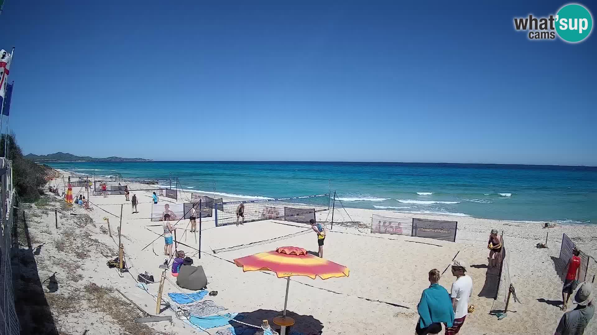 Webcam Piscina Rei – Vista live da Costa Rei, Muravera