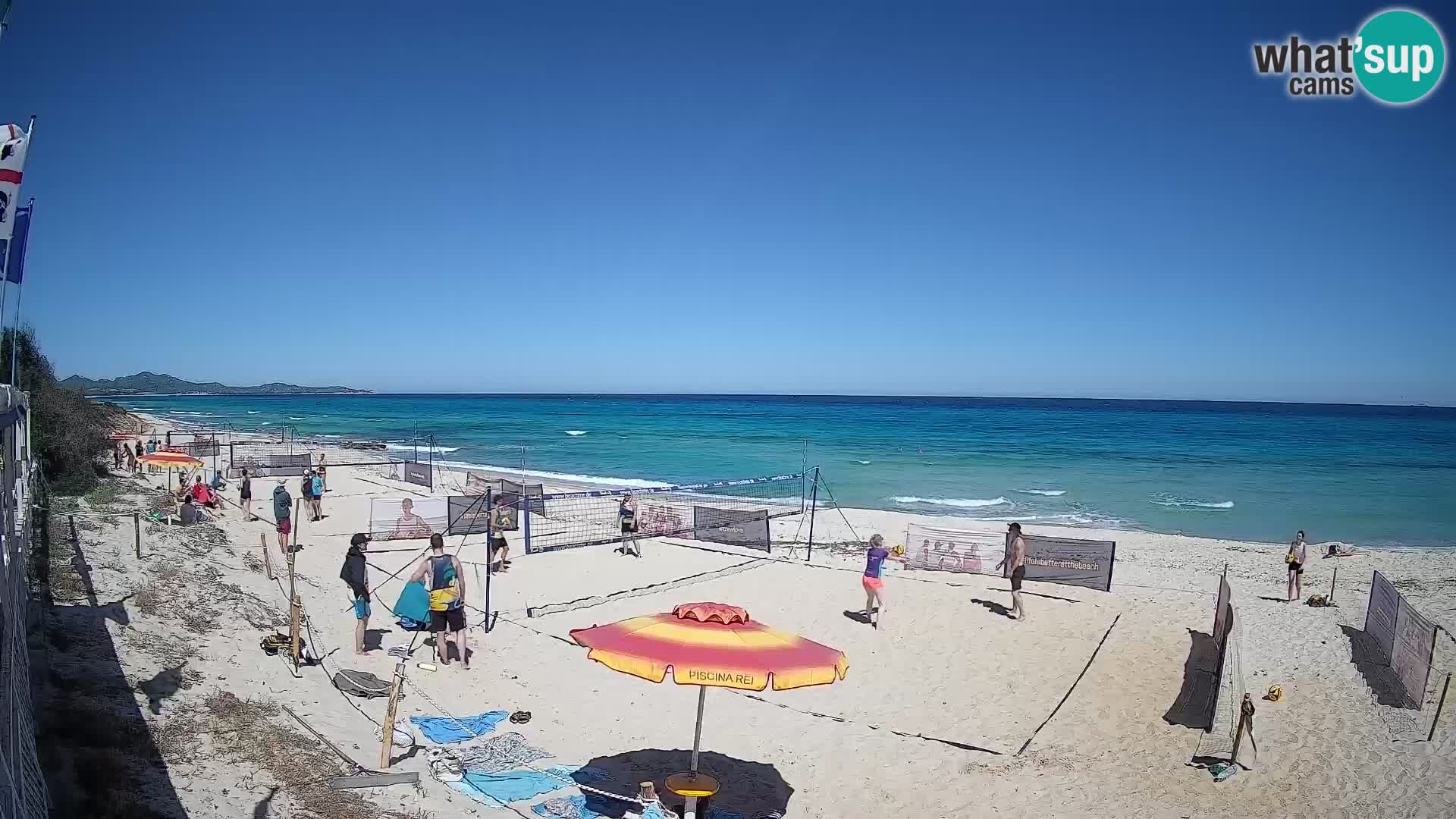 Web kamera Piscina Rei – Pogled uživo iz Costa Rei, Muravera