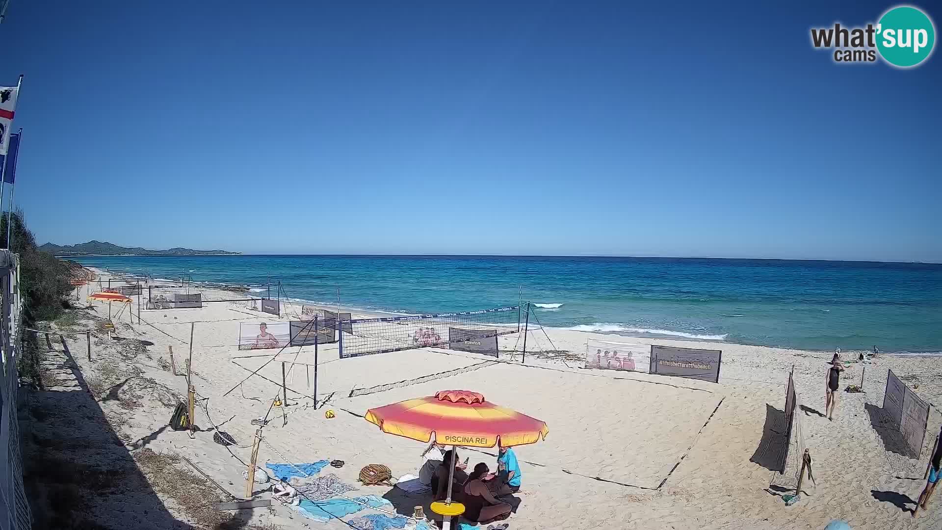 Webcam Piscina Rei – Vista live da Costa Rei, Muravera